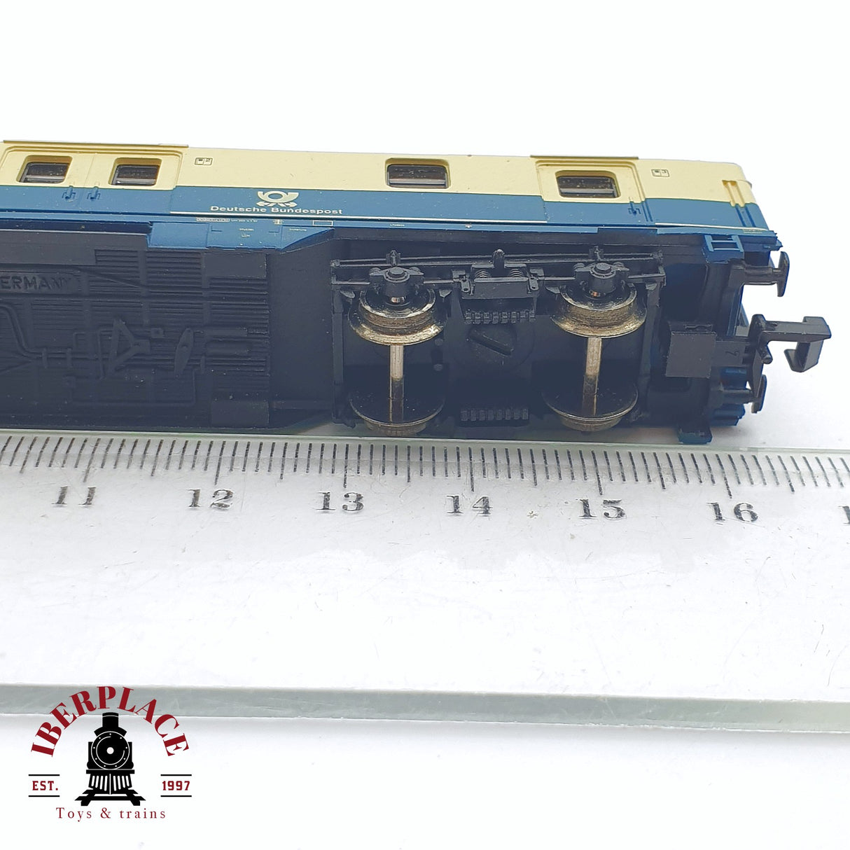 ♻️ 2 mano - Arnold 3245 vagon correos DBP N escala 1:160 TEN04