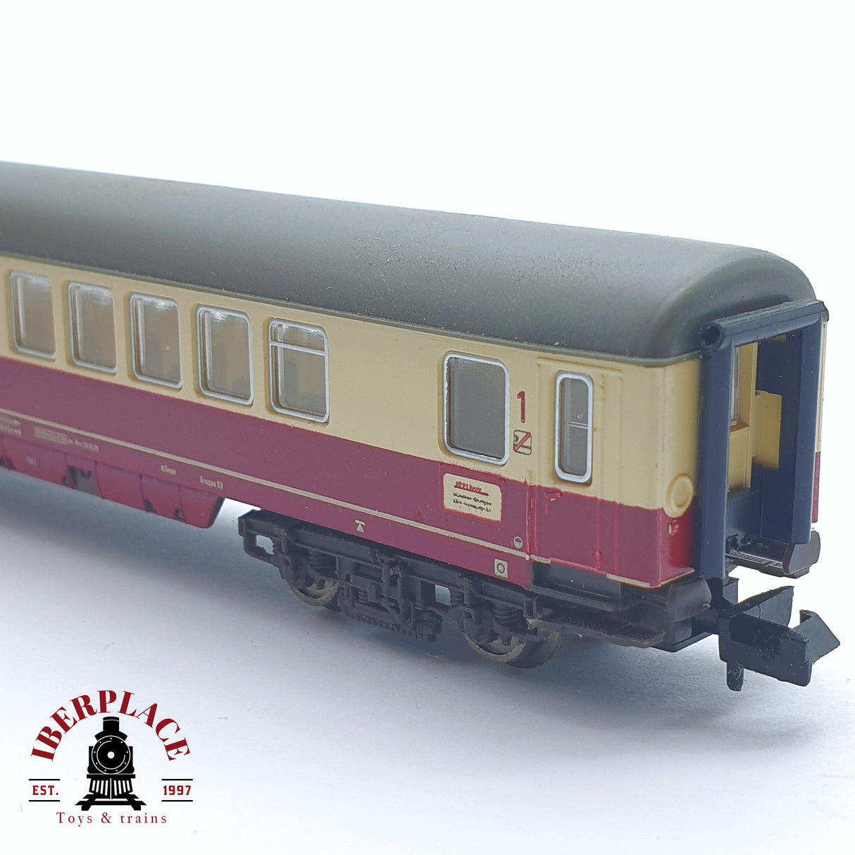 ♻️ 2 mano - Minitrix 15814 vagón pasajeros DB clase 1 N escala 1:160 TEN04