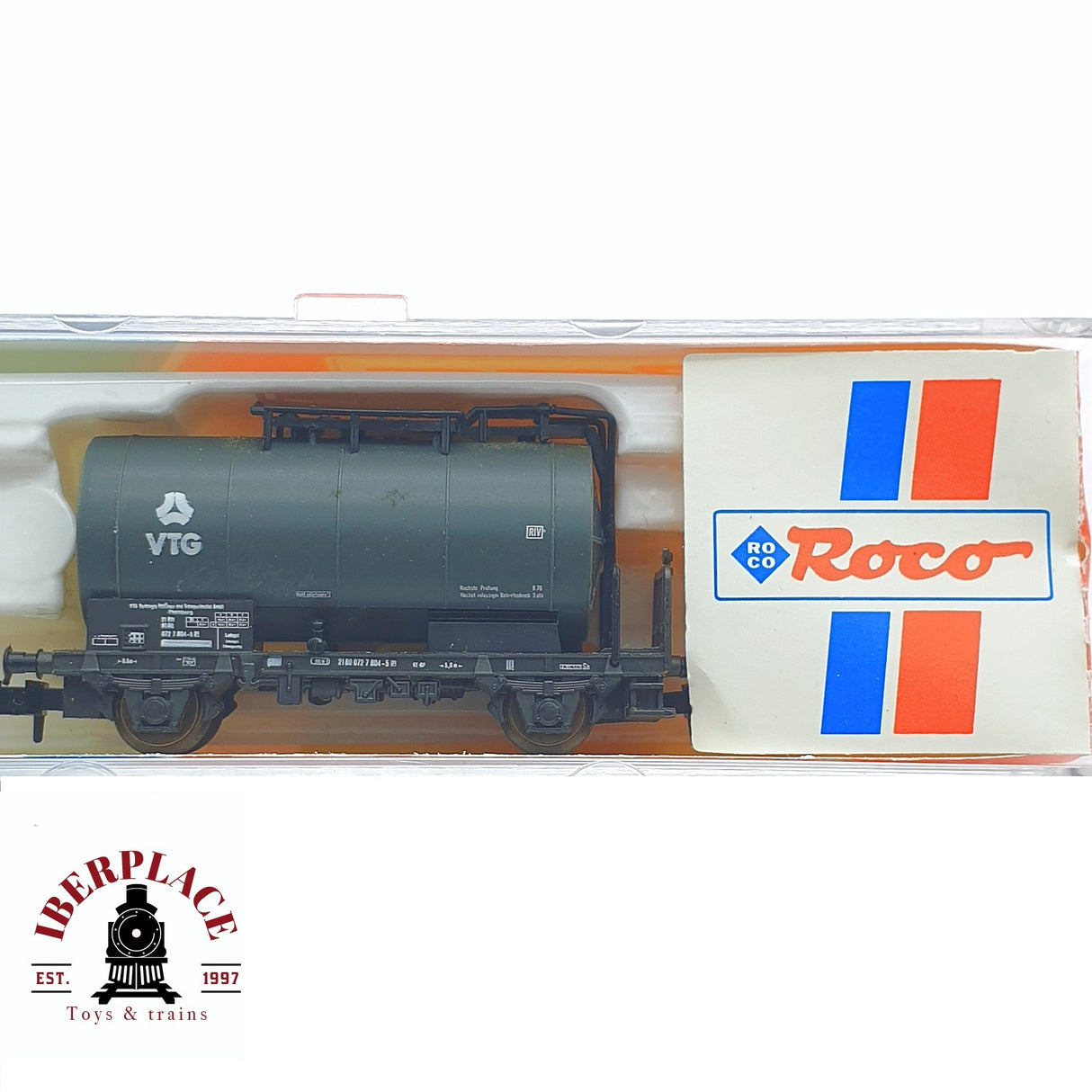 ♻️ 2 mano - Roco 25037 cisterna VTG DB N escala 1:160 TEN04