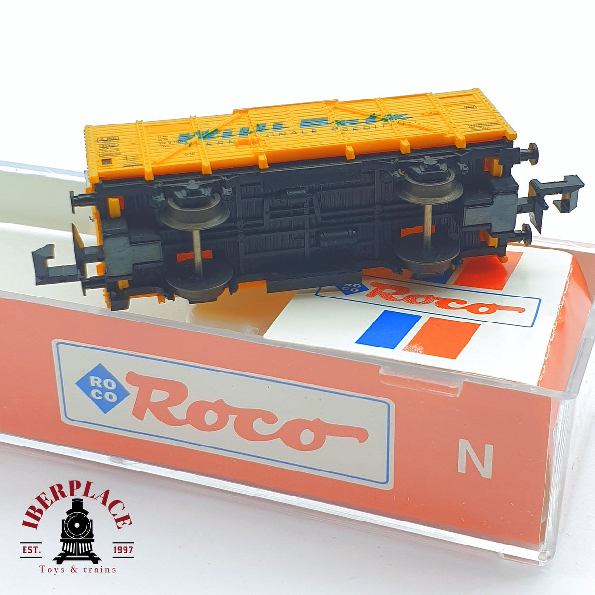 ♻️ 2 mano - Roco vagón mercancía Willi Betz DB N escala 1:160 TEN04