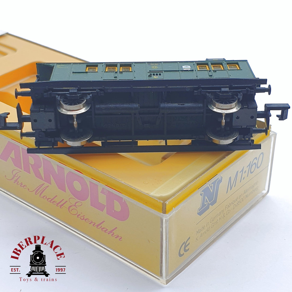 ♻️ 2 mano - Arnold 65-01 vagón correos DRG N escala 1:160 TEN04