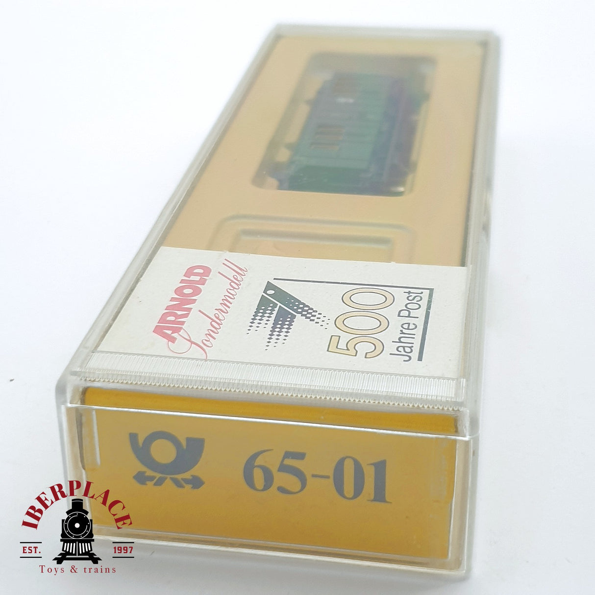 ♻️ 2 mano - Arnold 65-01 vagón correos DRG N escala 1:160 TEN04