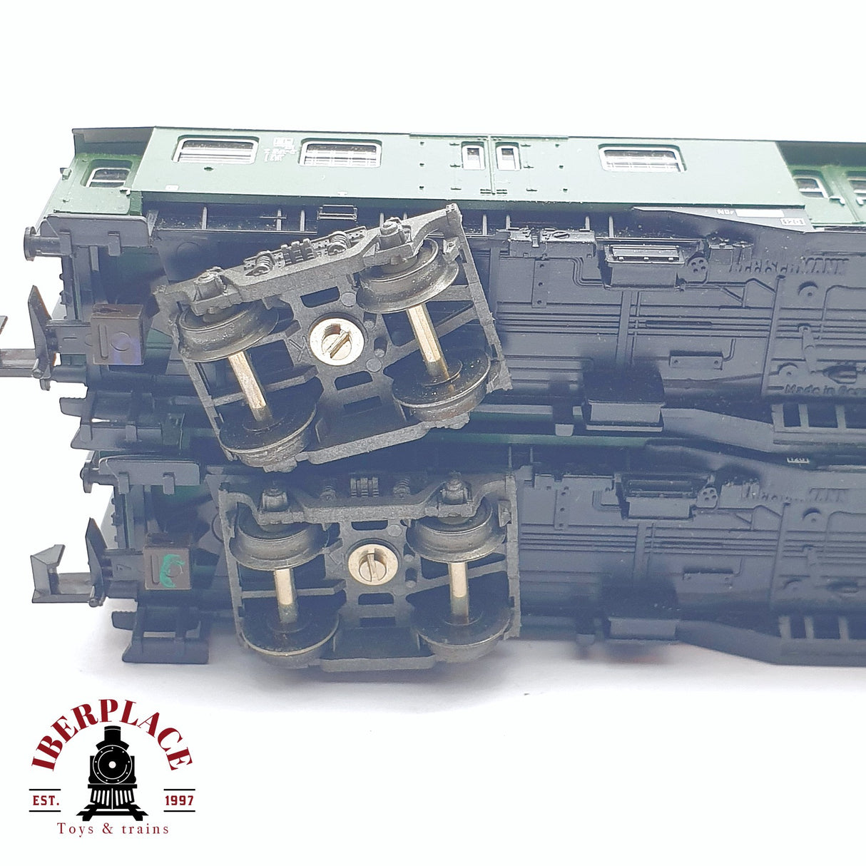 ♻️ 2 mano - Fleischmann 2x vagones pasajeros DB clase 2 N escala 1:160 TEN04