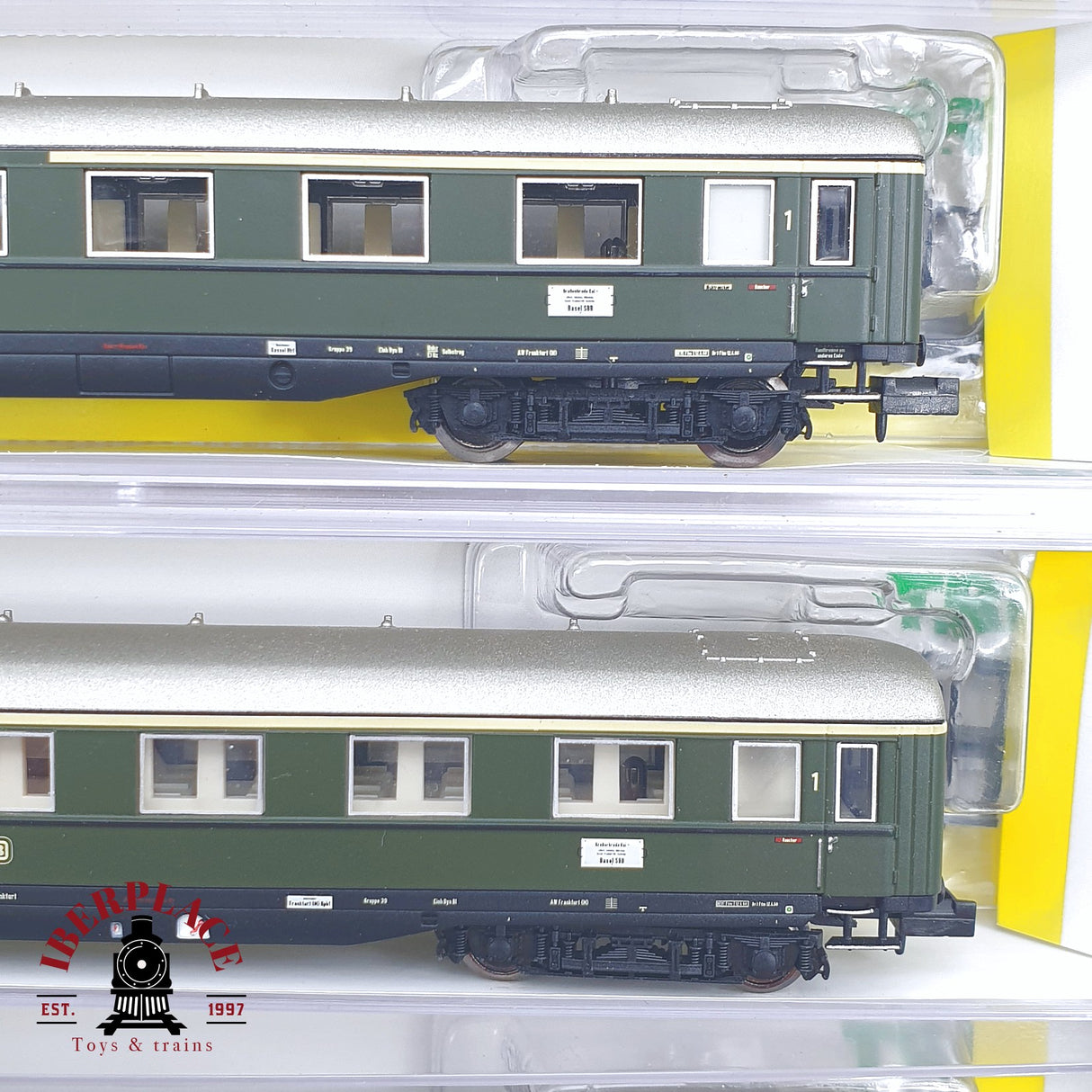 ♻️ 2 mano - Minitrix 5x 15769 vagones pasajero DB N escala 1:160 TEN04