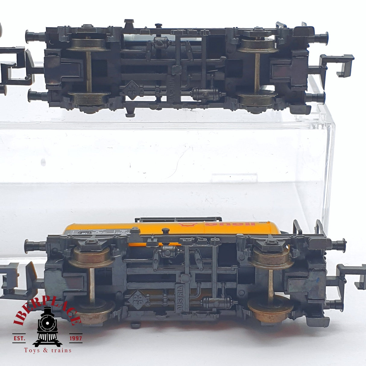 ♻️ 2 mano - Roco 4x vagones cisterna Aral shell OMW BP N escala 1:160 TEN04