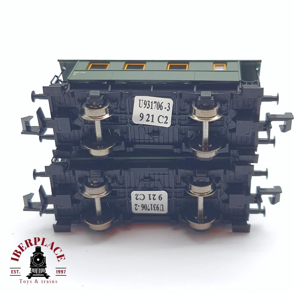 ♻️ 2 mano - Fleischmann 2x vagones pasajero 340 239 N escala 1:160 TEN04