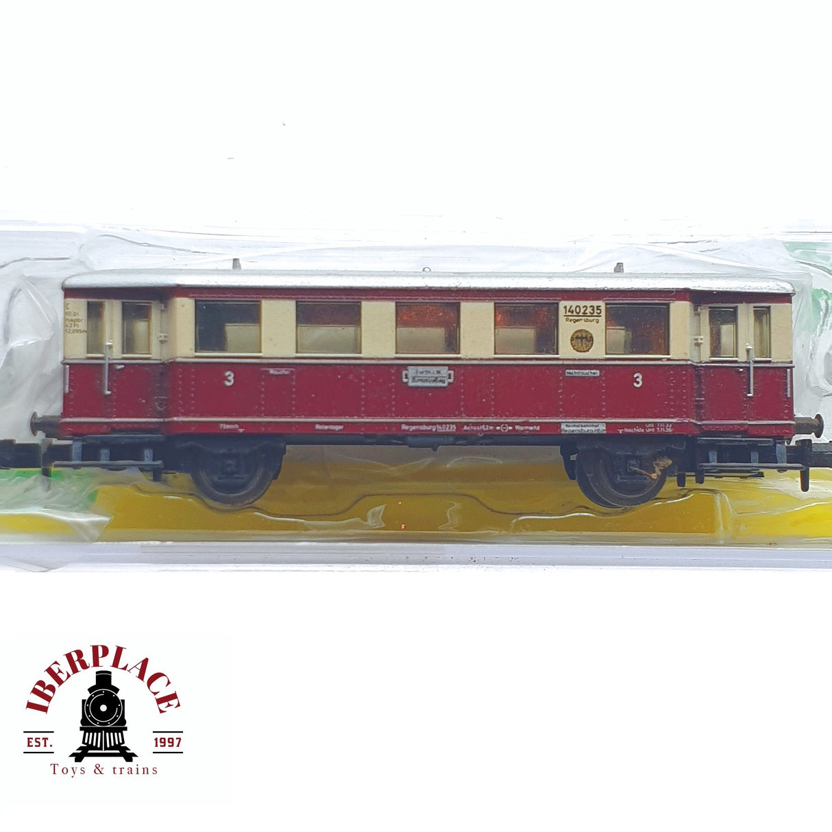 ♻️ 2 mano - Minitrix 15855 vagón pasajeros DRG N escala 1:160 TEN04