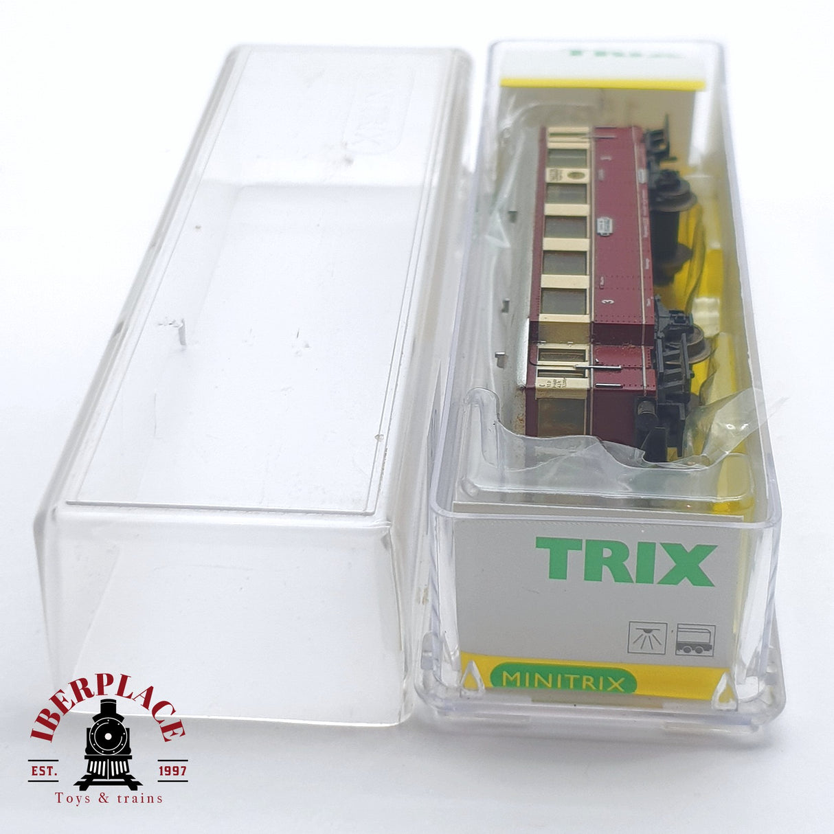 ♻️ 2 mano - Minitrix 15855 vagón pasajeros DRG N escala 1:160 TEN04