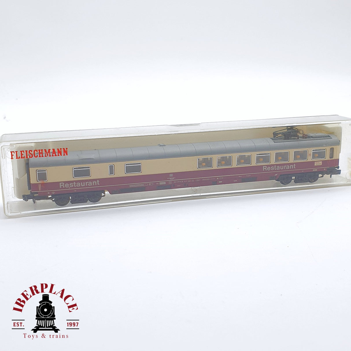 ♻️ 2 mano - Minitrix vagón pasajeros restaurante DB N escala 1:160 TEN04