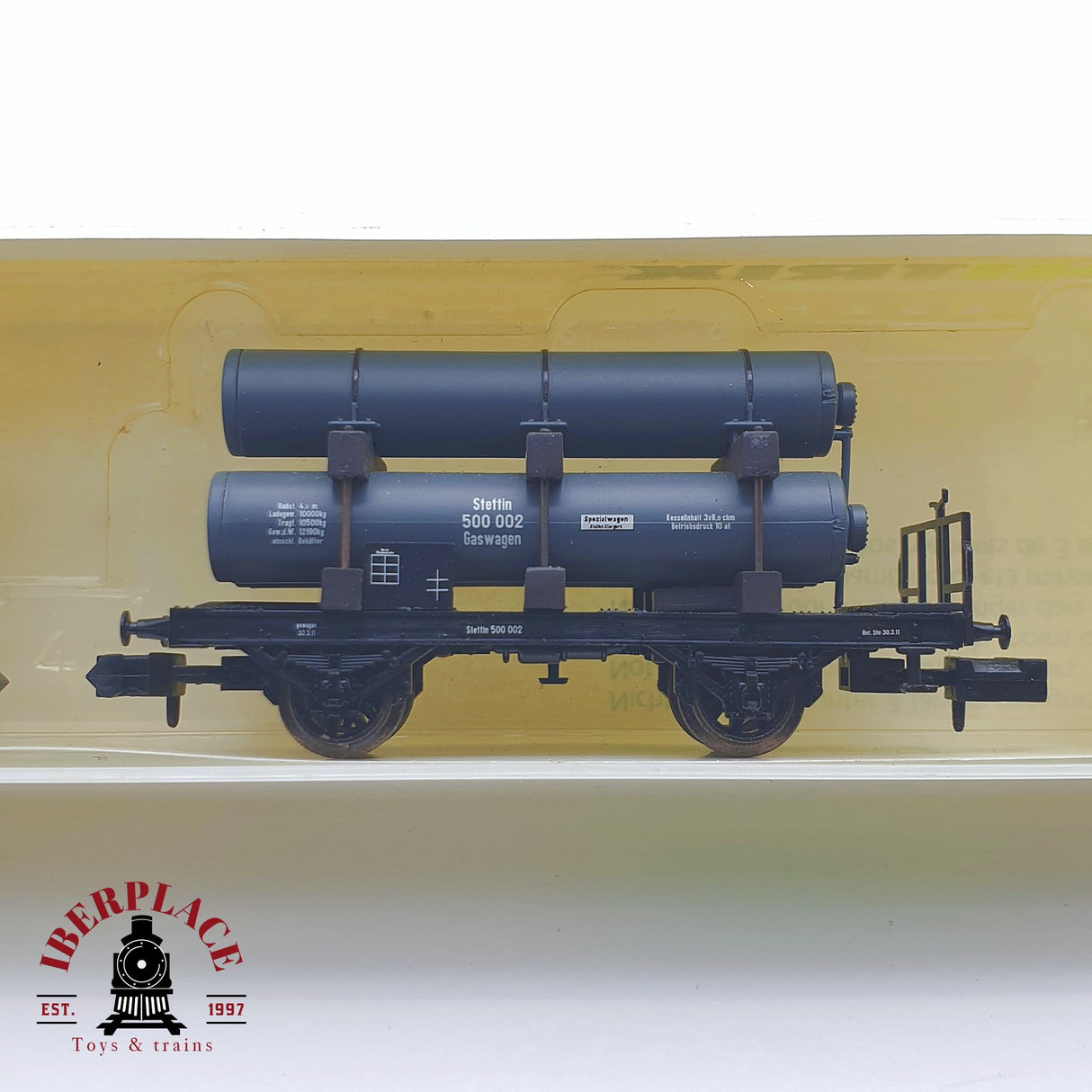 ♻️ 2 mano - Minitrix 13913K vagones mercancias DB N escala 1:160 TEN04