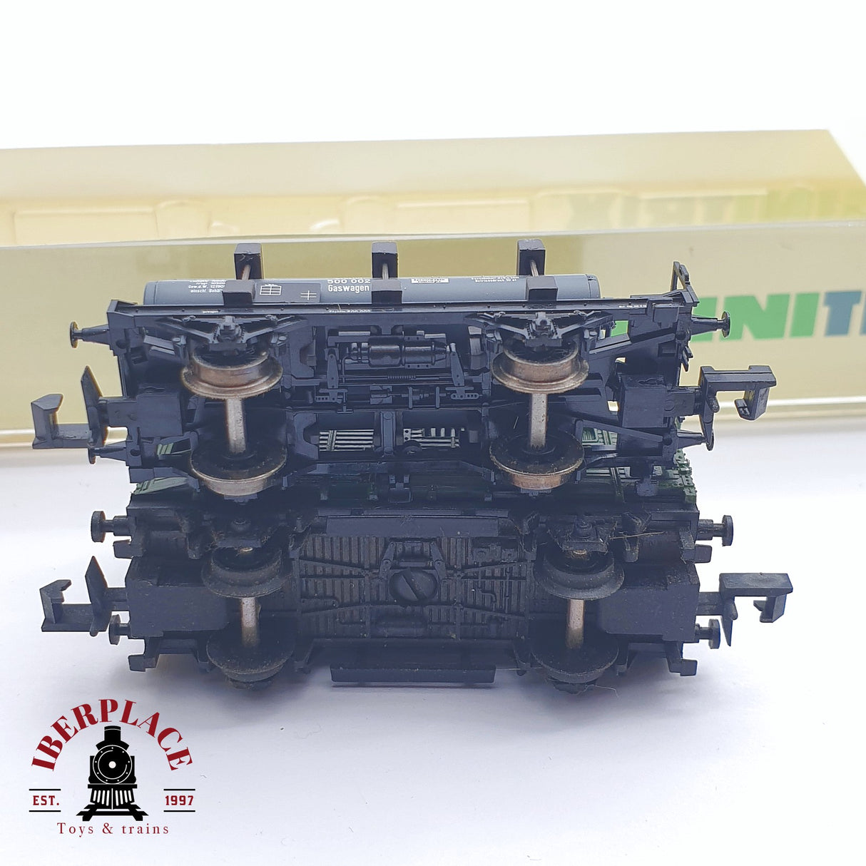 ♻️ 2 mano - Minitrix 13913K vagones mercancias DB N escala 1:160 TEN04