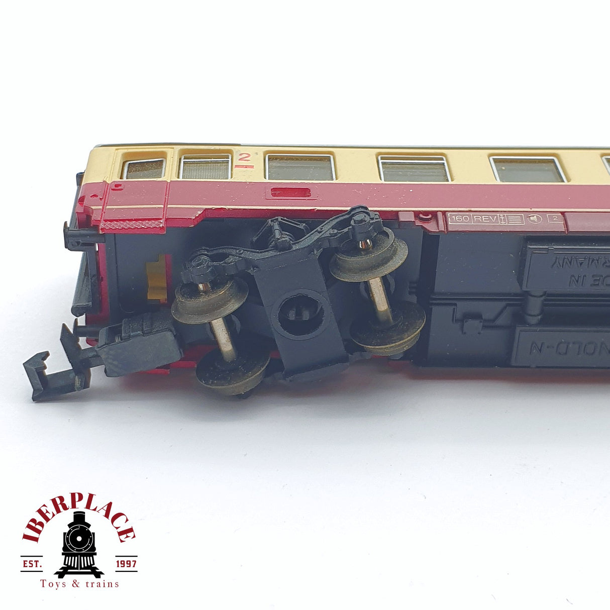 ♻️ 2 mano - Arnold 3811 vagón pasajeros DB clase 2 N escala 1:160 TEN04