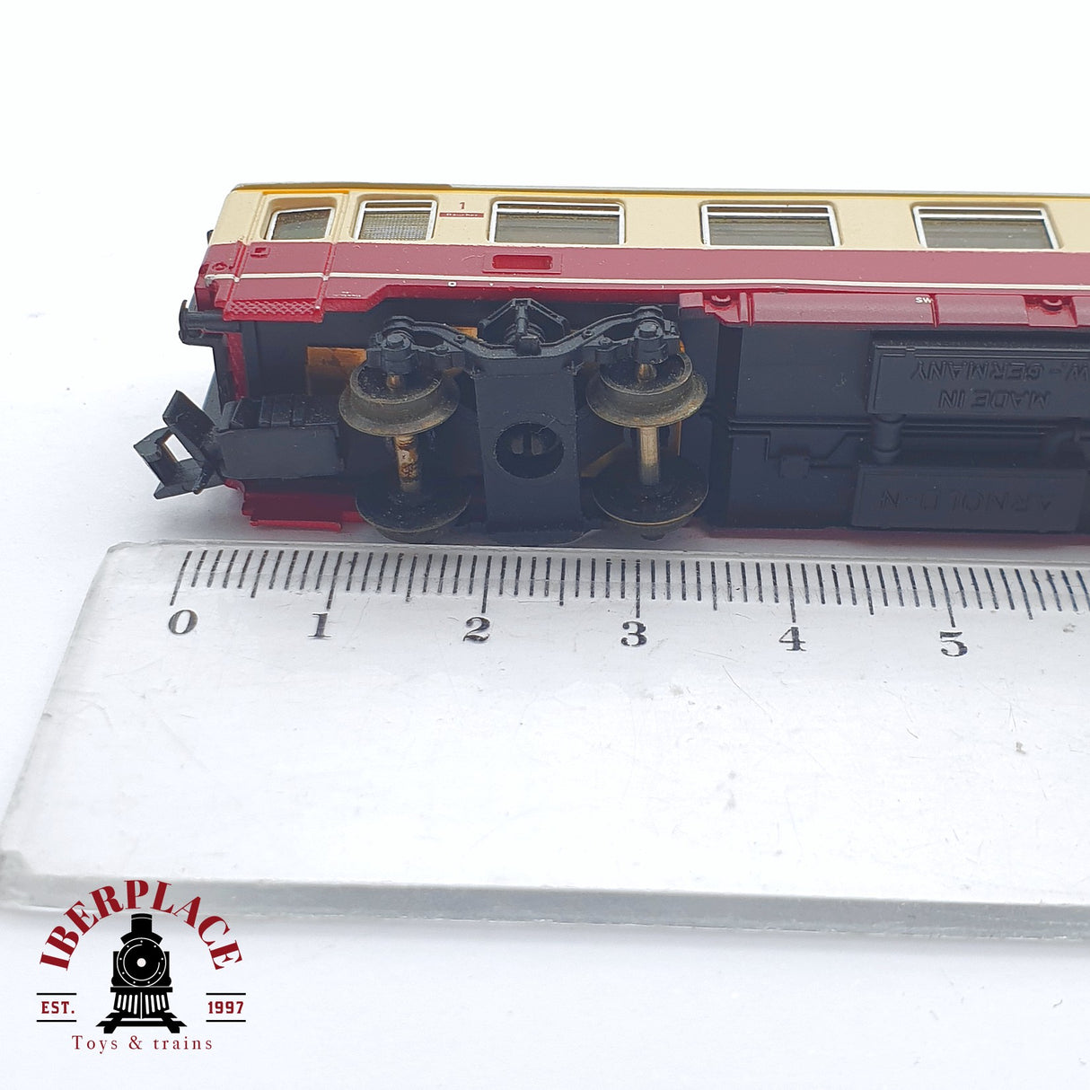 ♻️ 2 mano - Arnold 3220 vagón pasajeros DB clase 1 N escala 1:160 TEN04