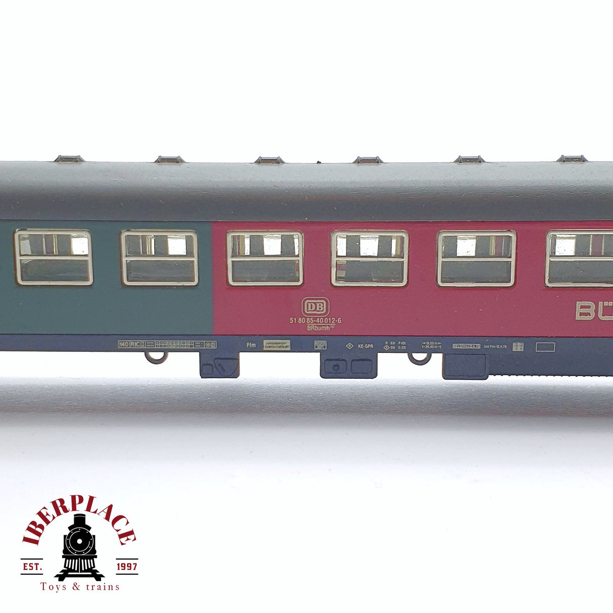 ♻️ 2 mano - Arnold 3253K vagón pasajeros Bufet DB N escala 1:160 TEN04