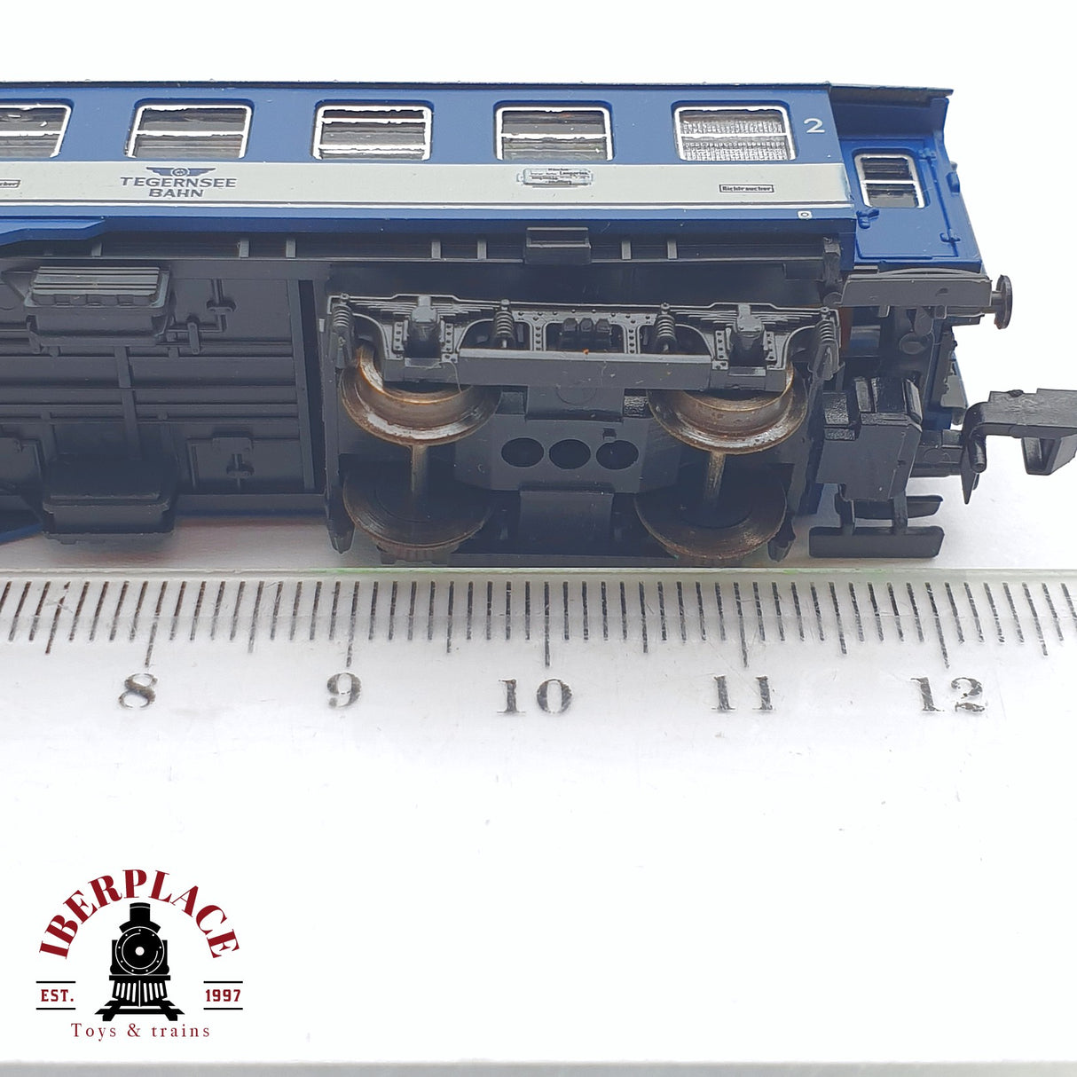 ♻️ 2 mano - Fleischmann 8129K vagón pasajeros Tegernsee Bahn N escala 1:160 TEN04