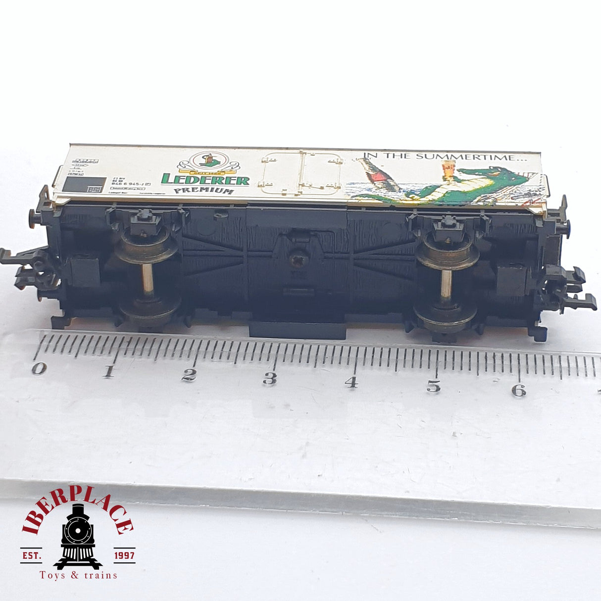 ♻️ 2 mano - Fleischmann vagon cervecero Lederer Premium DB N escala 1:160 TEN04 2/2