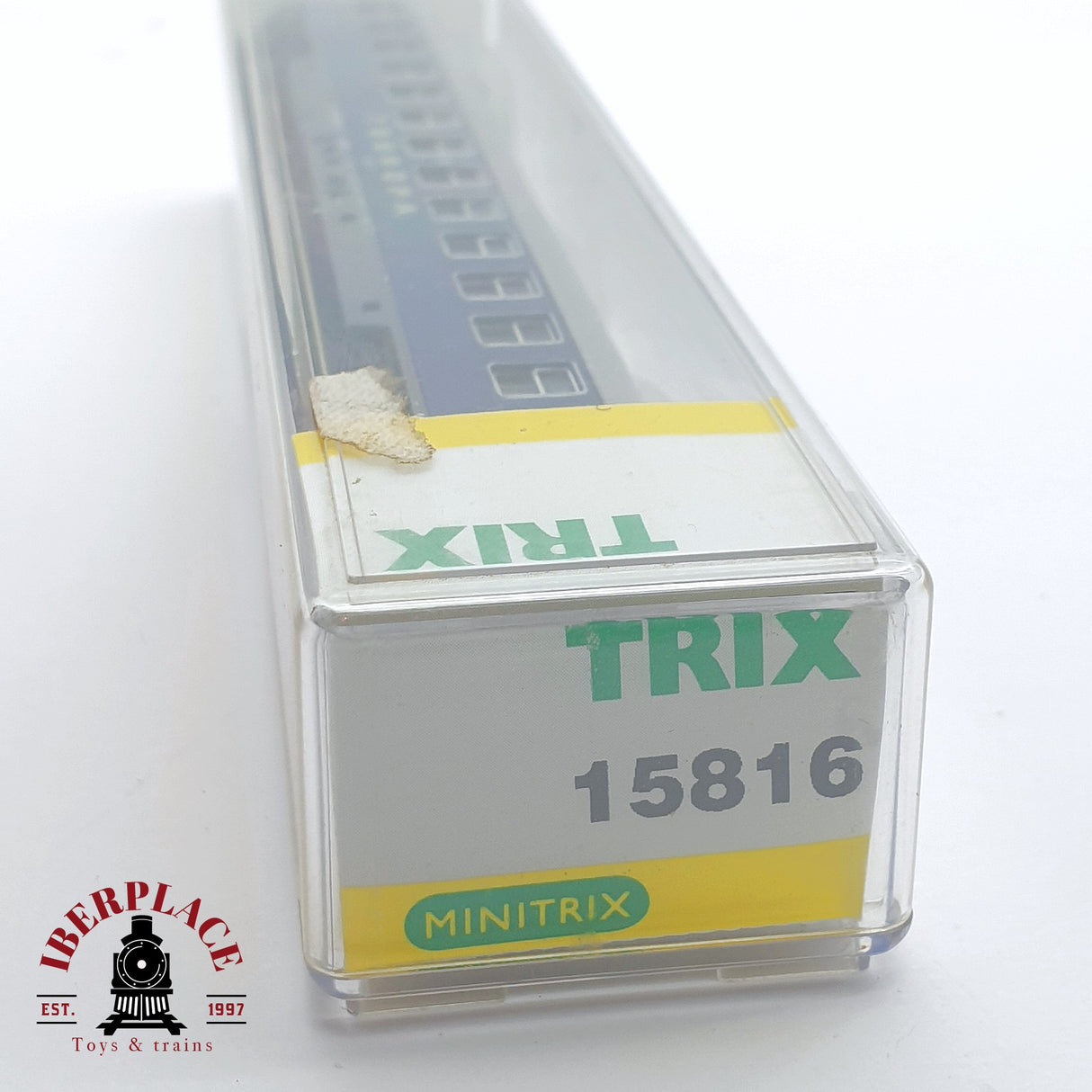 ♻️ 2 mano - Minitrix 15816 vagón pasajeros Touropa DB N escala 1:160 TEN04