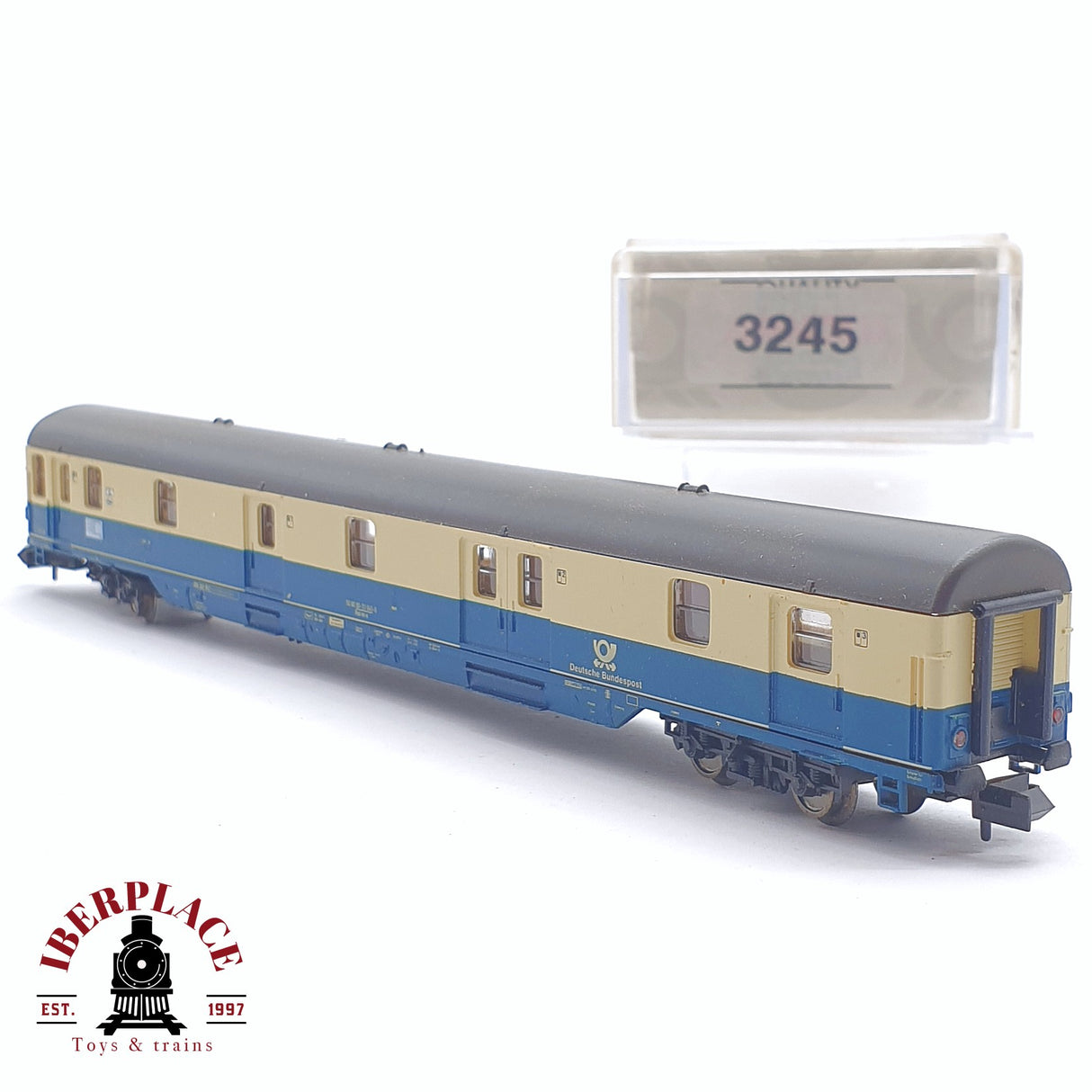 ♻️ 2 mano - Arnold 3245 vagon correos DBP N escala 1:160 TEN04