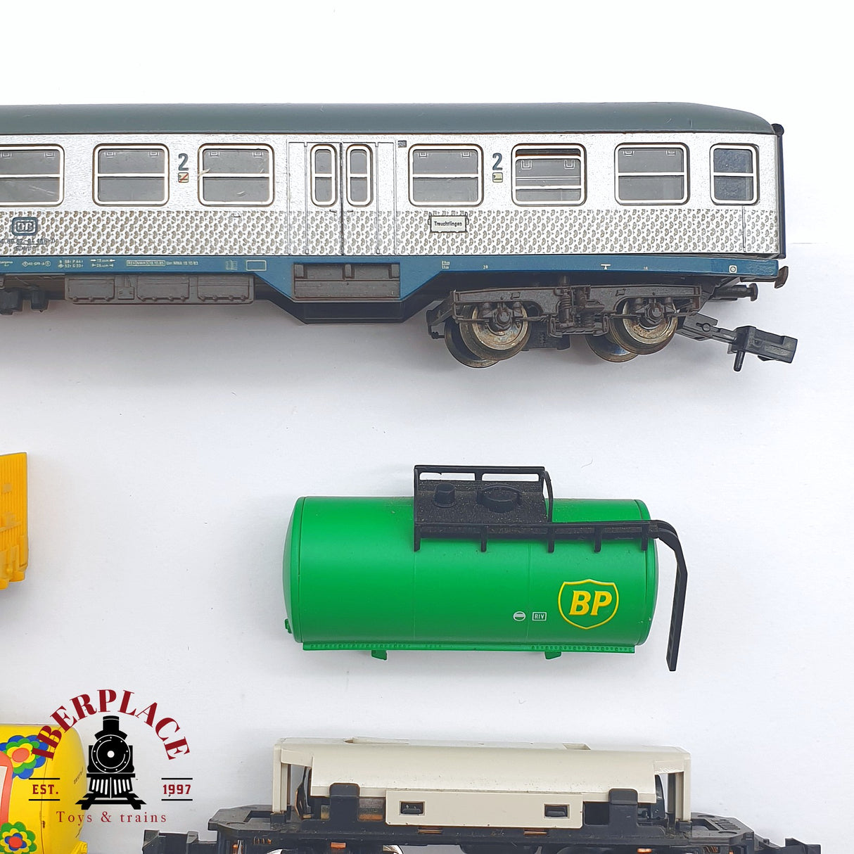 ♻️ 2 mano - Fleischmann Roco piezas de vagones para repuestos N escala 1:160 TEN04