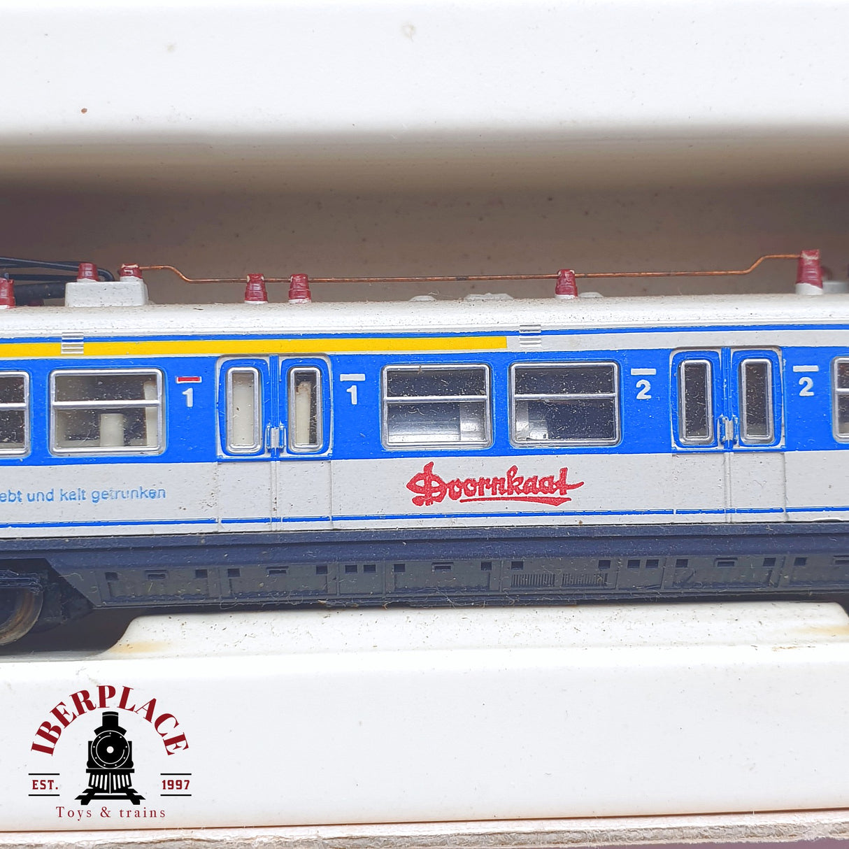 ♻️ 2 mano - Arnold 2940 Locomotora BR 420 con publicidad N escala 1:160 TEN04