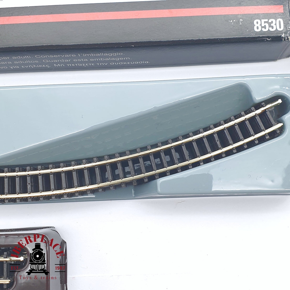 ♻️ 2 mano - Märklin 8530 8500 8587 22x vías rectas curvas Z escala 1:220 TEN04