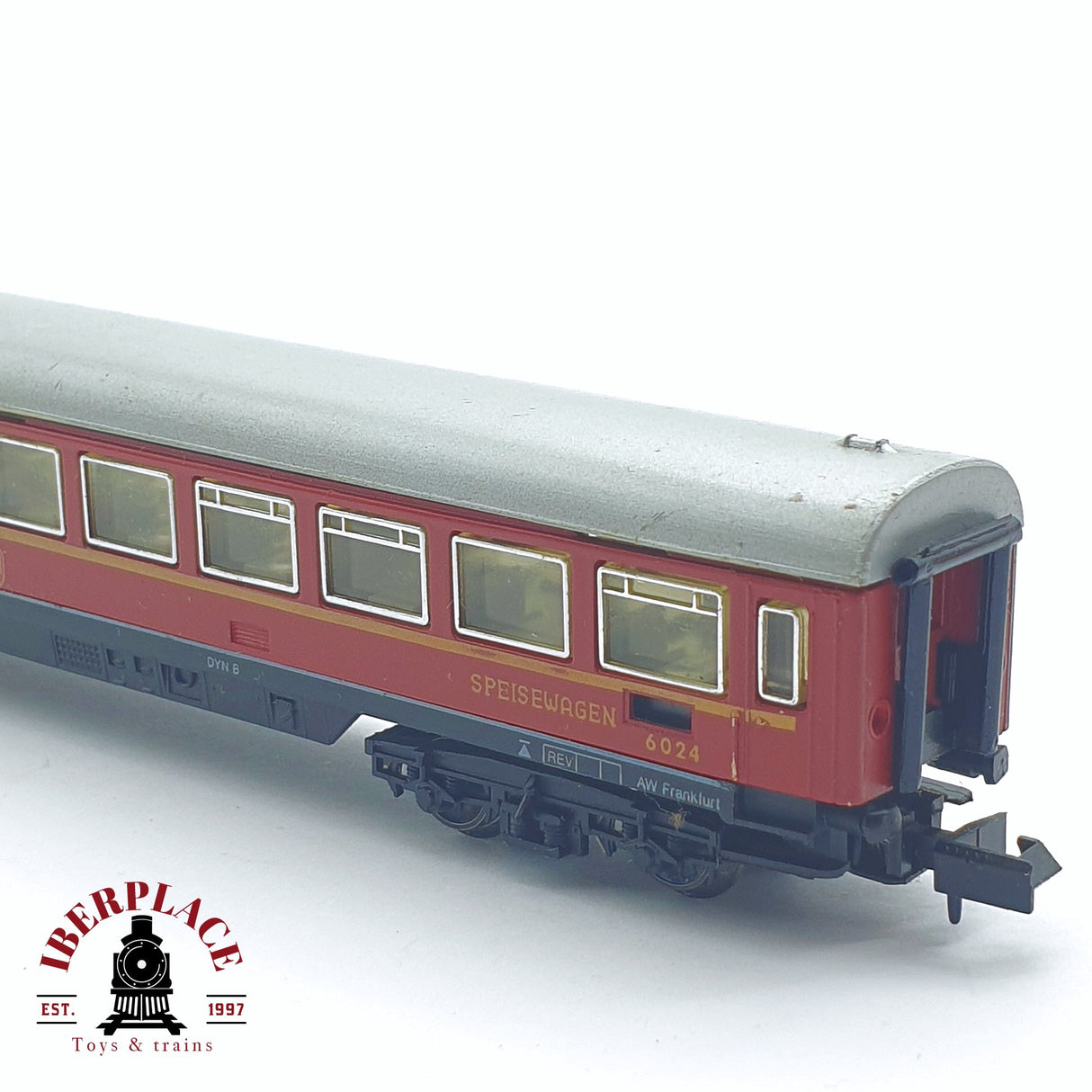 ♻️ 2 mano - Arnold Rápido vagón restaurante 6024 DSG N escala 1:160 TEN04