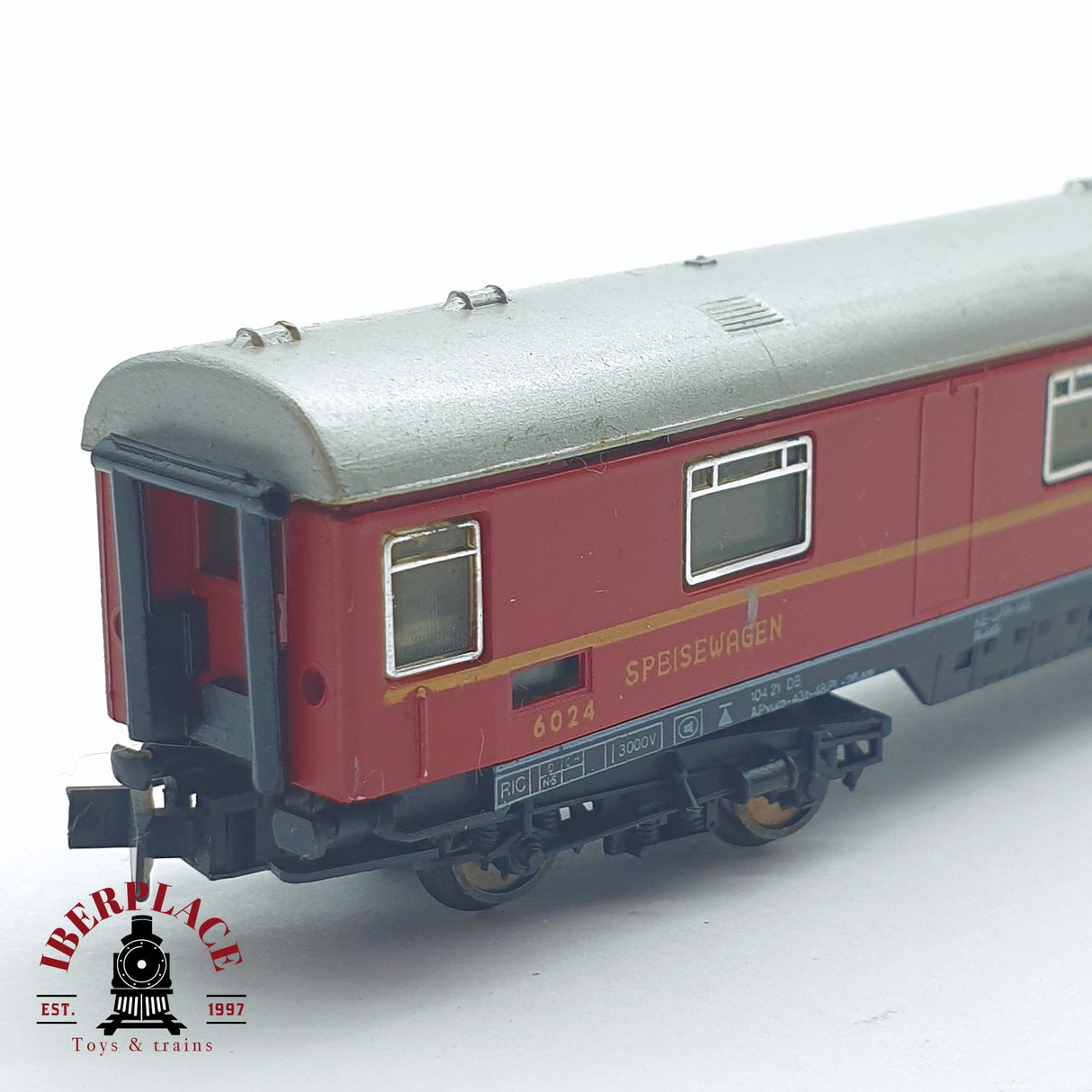 ♻️ 2 mano - Arnold Rápido vagón restaurante 6024 DSG N escala 1:160 TEN04