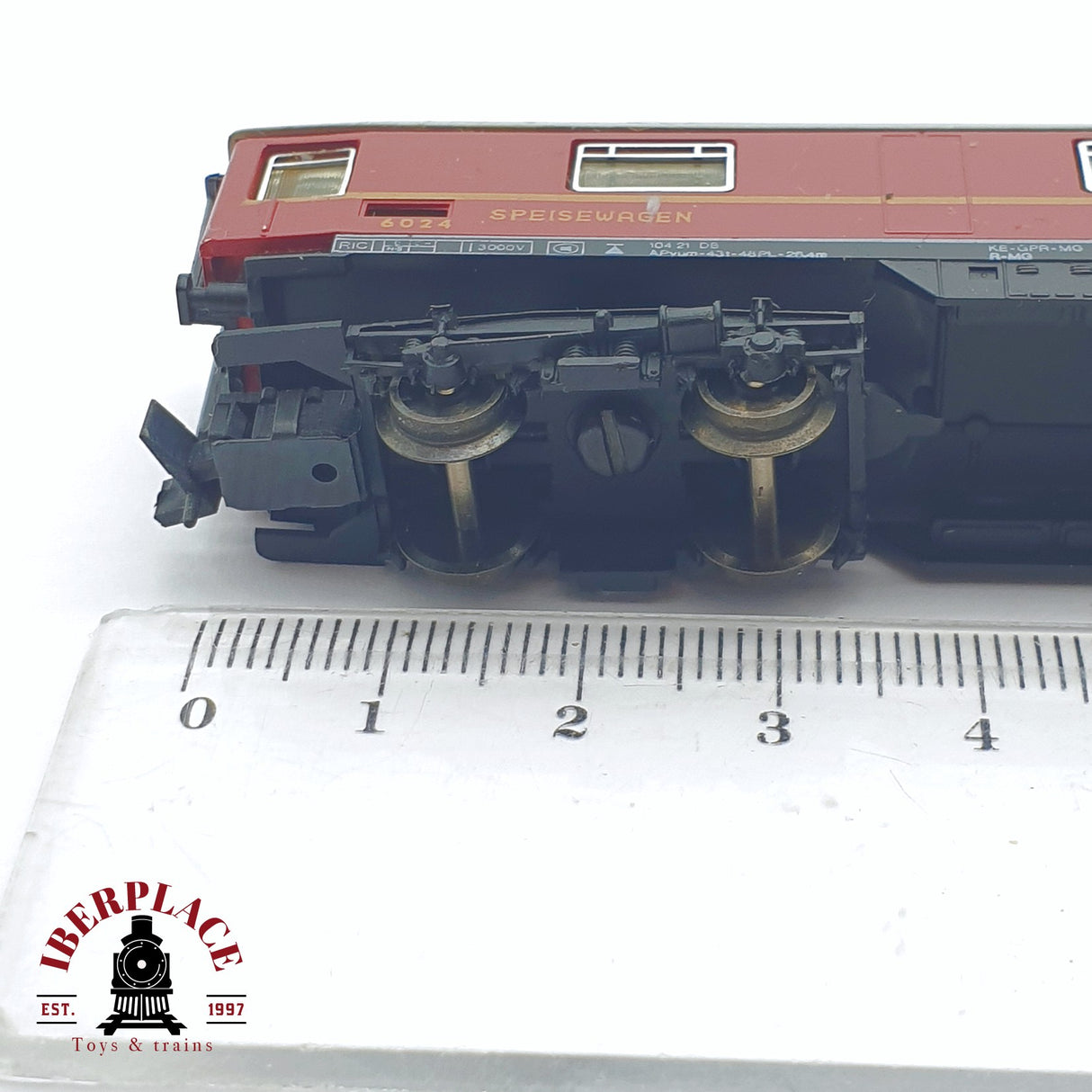 ♻️ 2 mano - Arnold Rápido vagón restaurante 6024 DSG N escala 1:160 TEN04