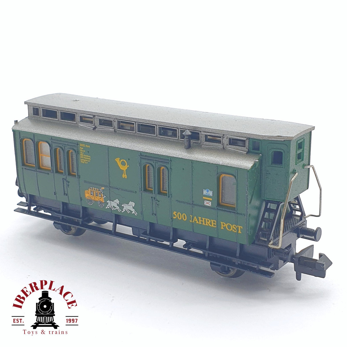 ♻️ 2 mano - Fleischmann vagon correos 500 jahre Post N escala 1:160 TEN04
