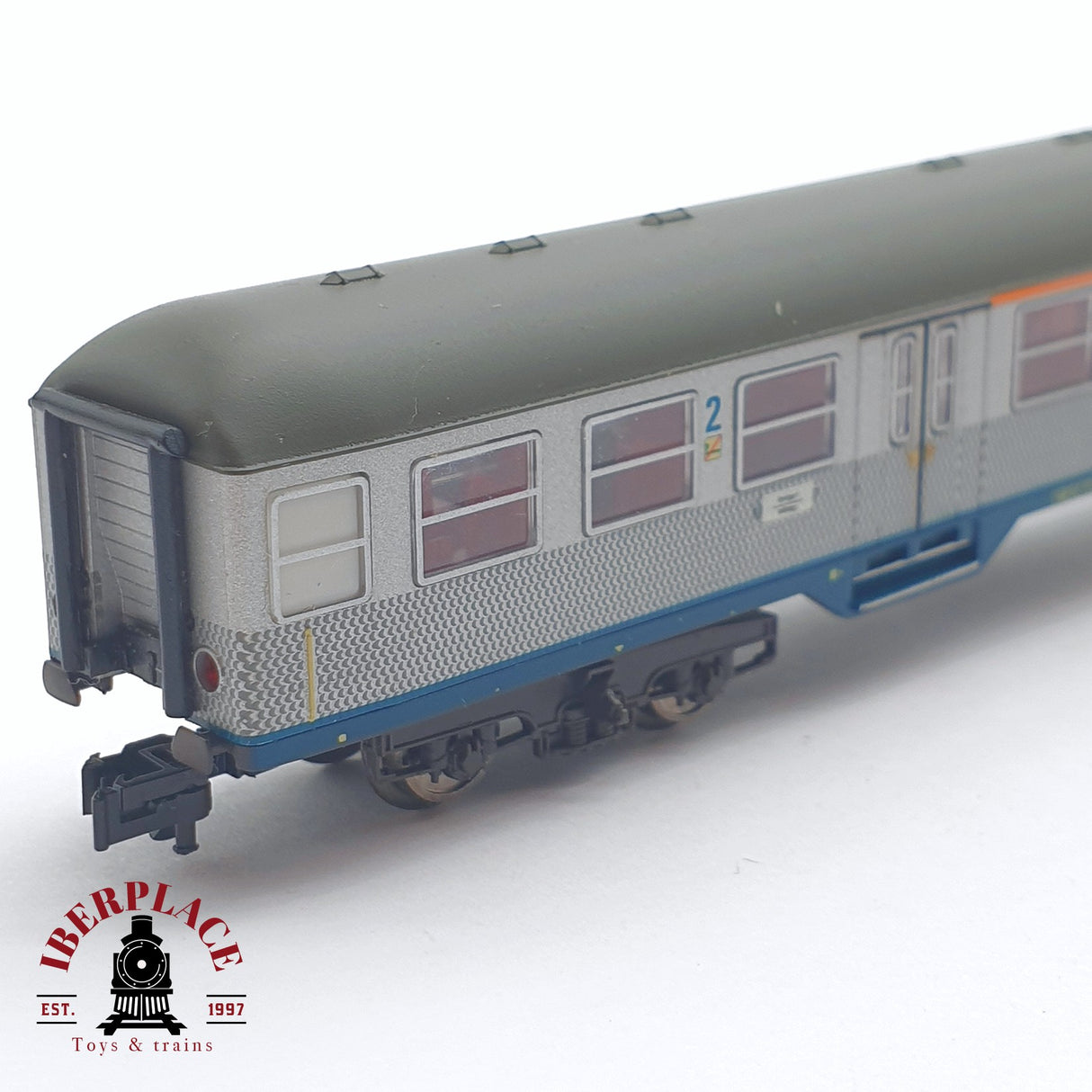♻️ 2 mano - Minitrix vagón pasajeros DB clase 1-2 N escala 1:160 TEN04