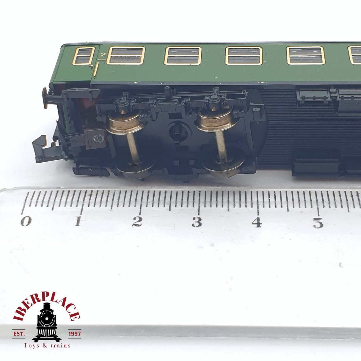 ♻️ 2 mano - Fleischmann vagón pasajeros DB clase 2 N escala 1:160 TEN04