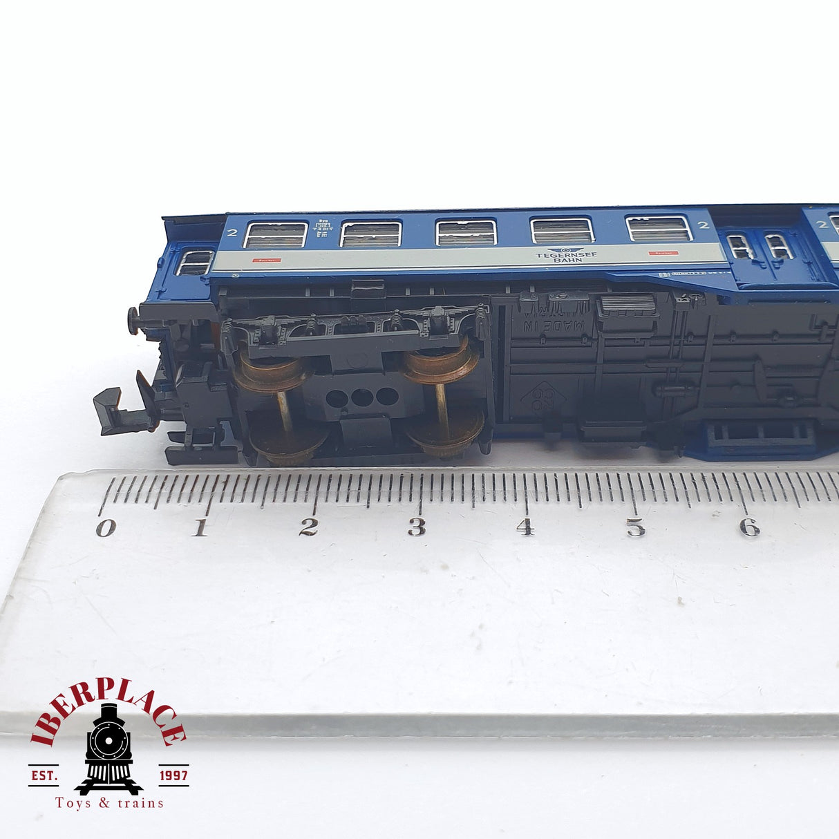 ♻️ 2 mano - Roco vagon pasajeros Tegernsee Bahn clase 2 N escala 1:160 TEN04