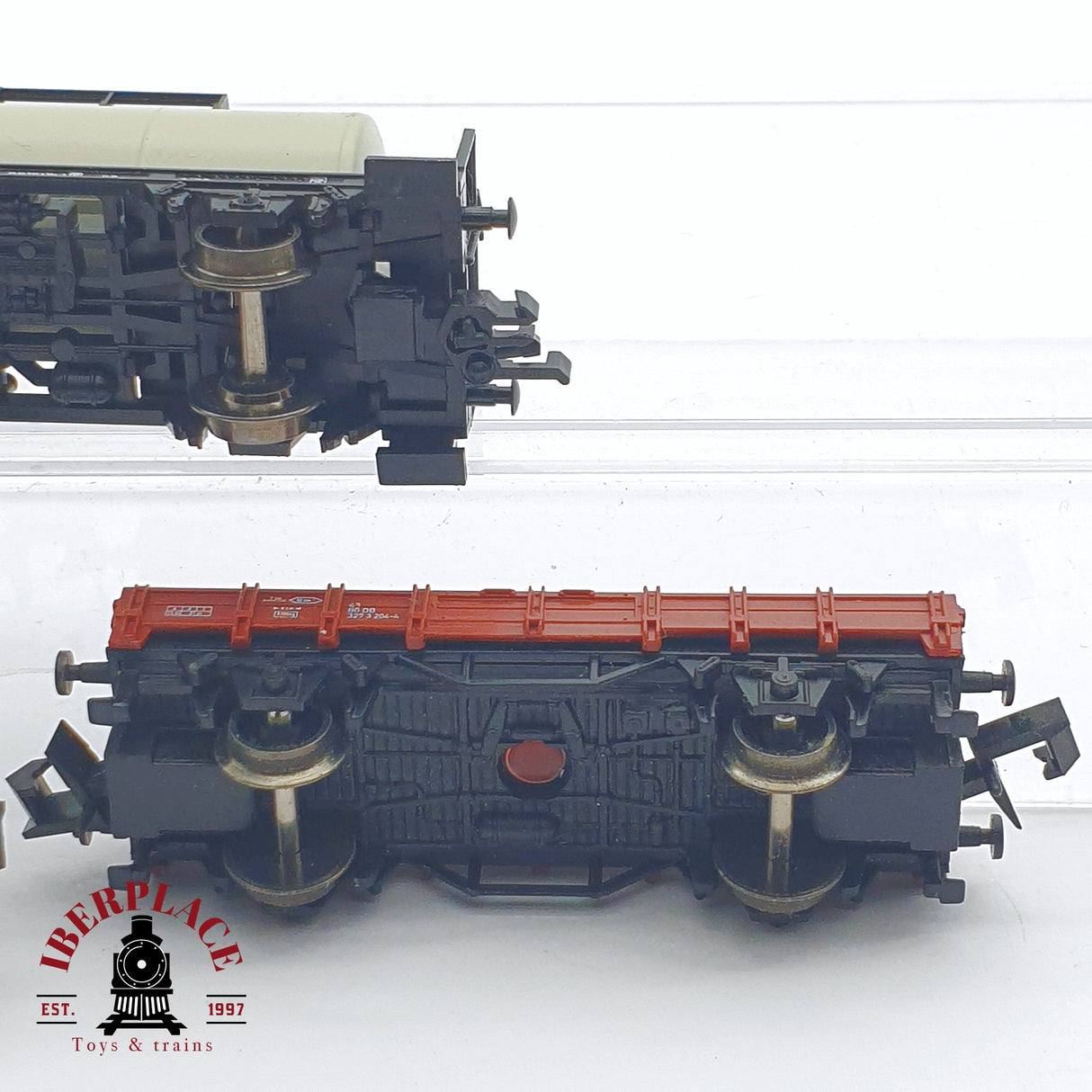 ♻️ 2 mano - 3x Arnold Minitrix vagones mercancias DB N escala 1:160 TEN04