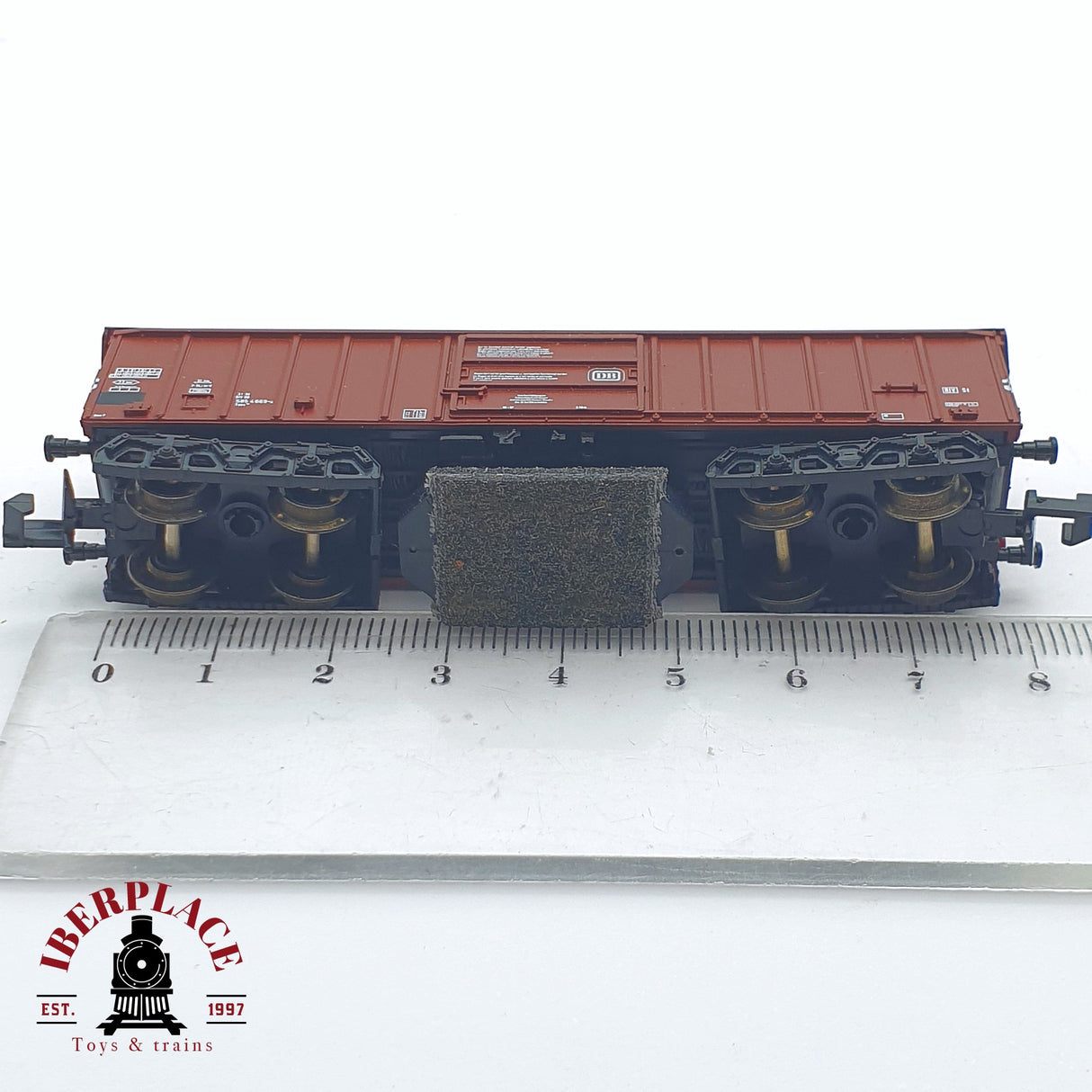 ♻️ 2 mano - Minitrix vagón limpia vías DB N escala 1:160 TEN04