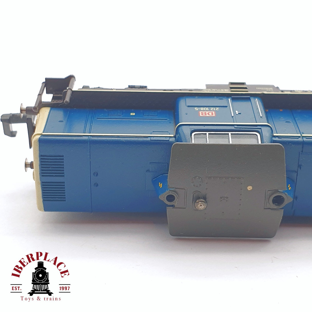 ♻️ 2 mano - Fleischmann Locomotora BR 212 DB azul N escala 1:160 TEN04