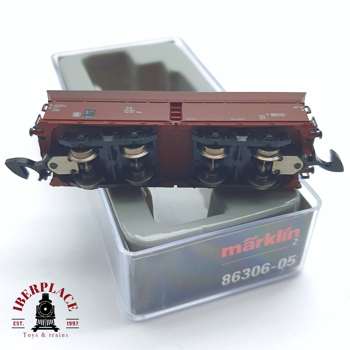 ♻️ 2 mano - Märklin 86306-05 vagón Langer Heinrich DB Z escala 1:220 TEN04