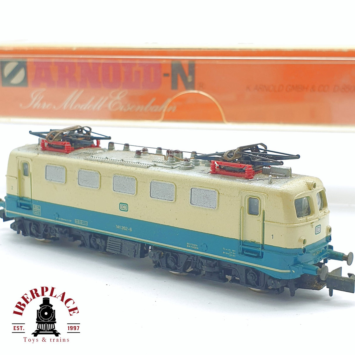 ♻️ 2 mano - Arnold 2322 Locomotora BR 141 DB N escala 1:160 TEN04
