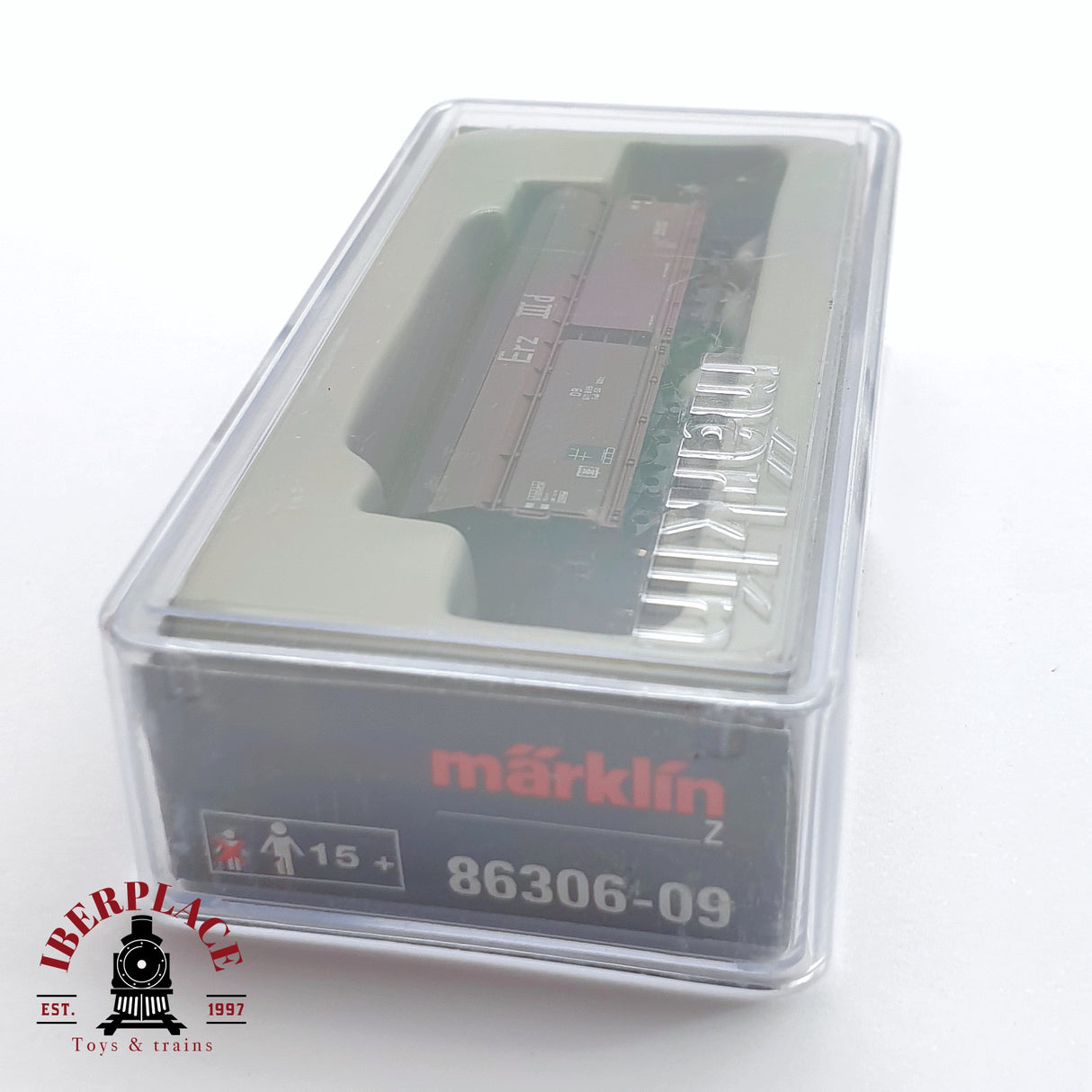 ♻️ 2 mano - Märklin 86306-09 vagón Langer Heinrich DB Z escala 1:220 TEN04