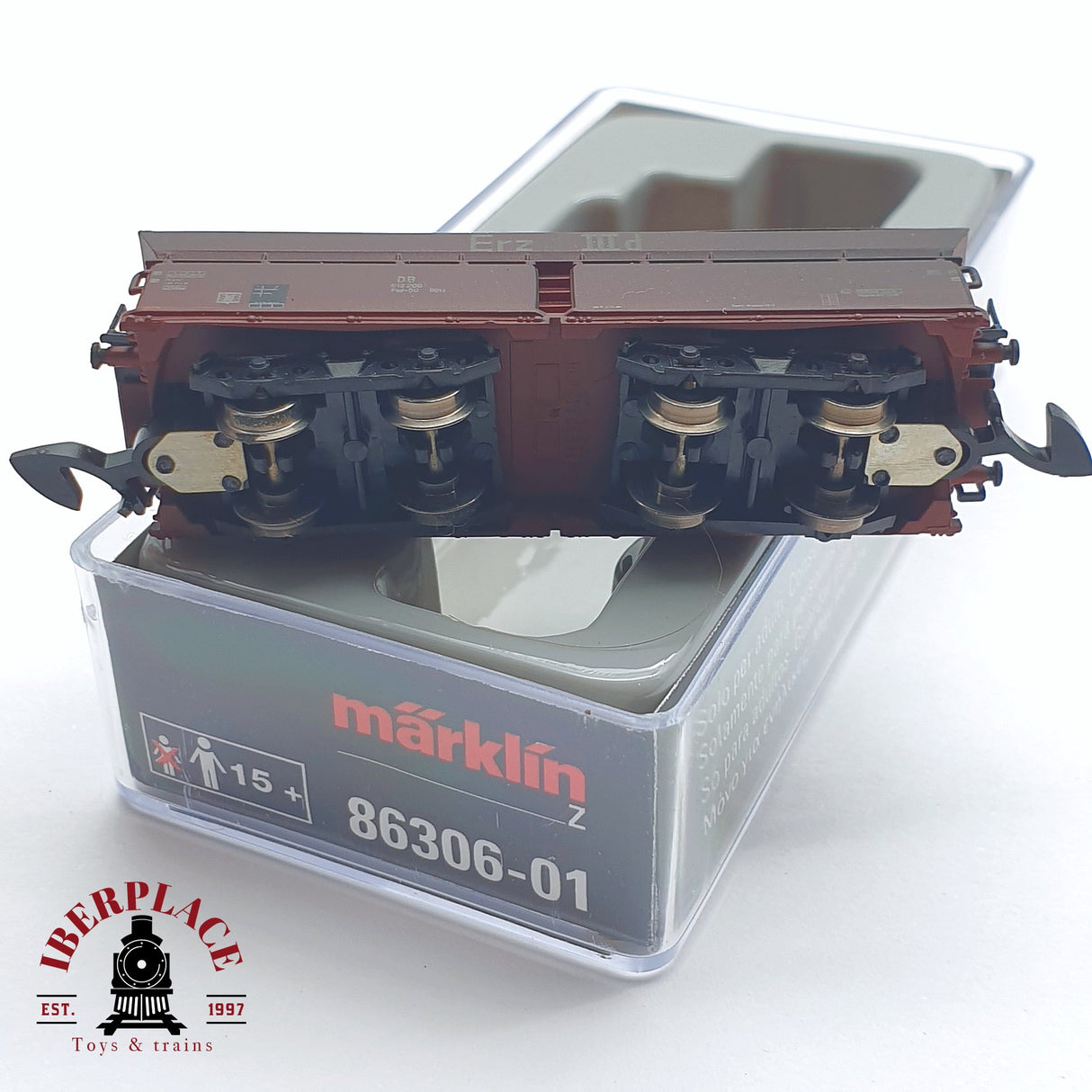 ♻️ 2 mano - Märklin 86306-01 vagón Langer Heinrich DB Z escala 1:220 TEN04