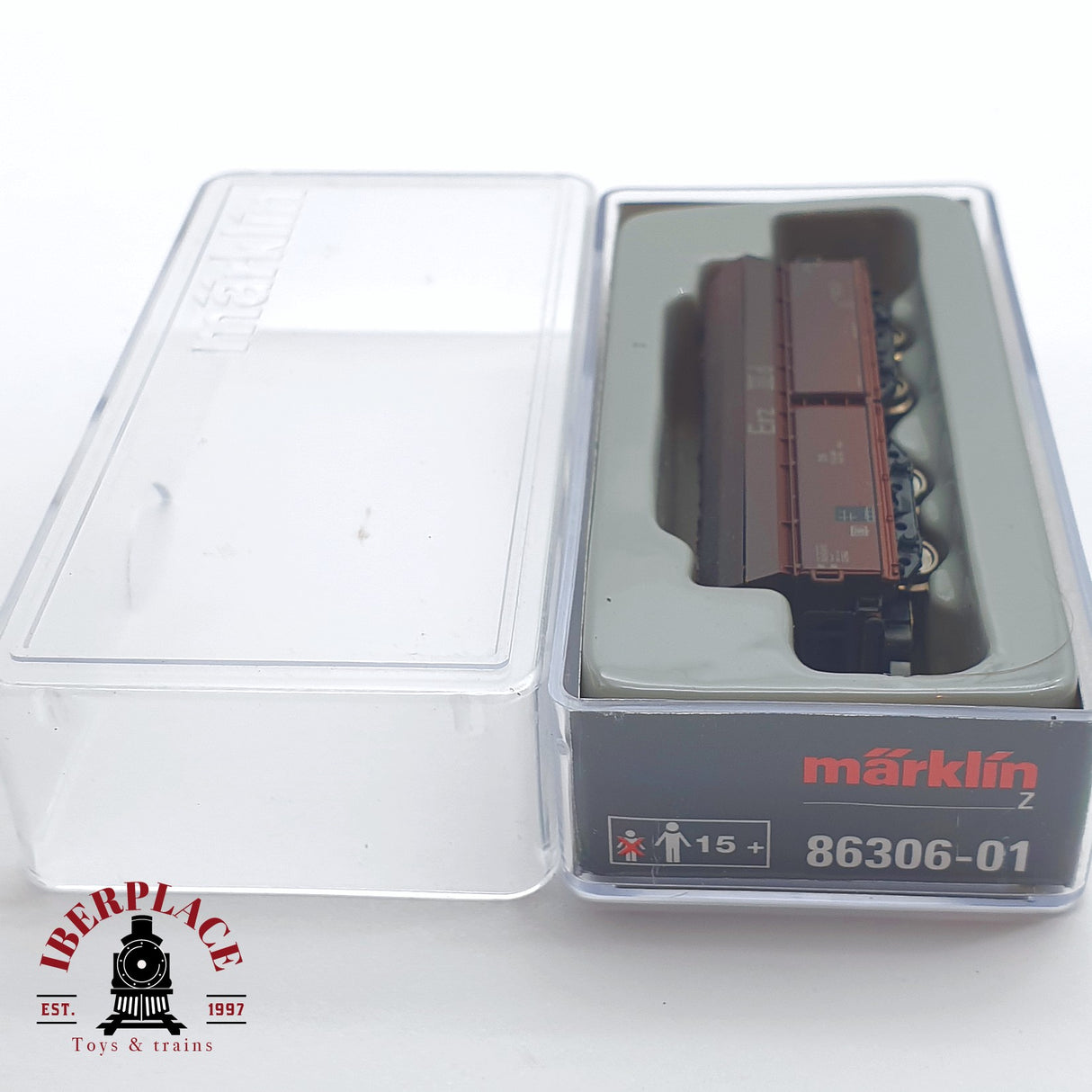 ♻️ 2 mano - Märklin 86306-01 vagón Langer Heinrich DB Z escala 1:220 TEN04