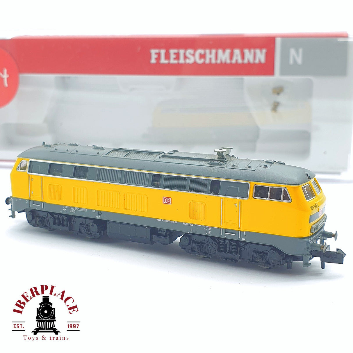 ♻️ 2 mano - Fleischmann 723606 Locomotora DB 9280 1 218 N escala 1:160 TEN04
