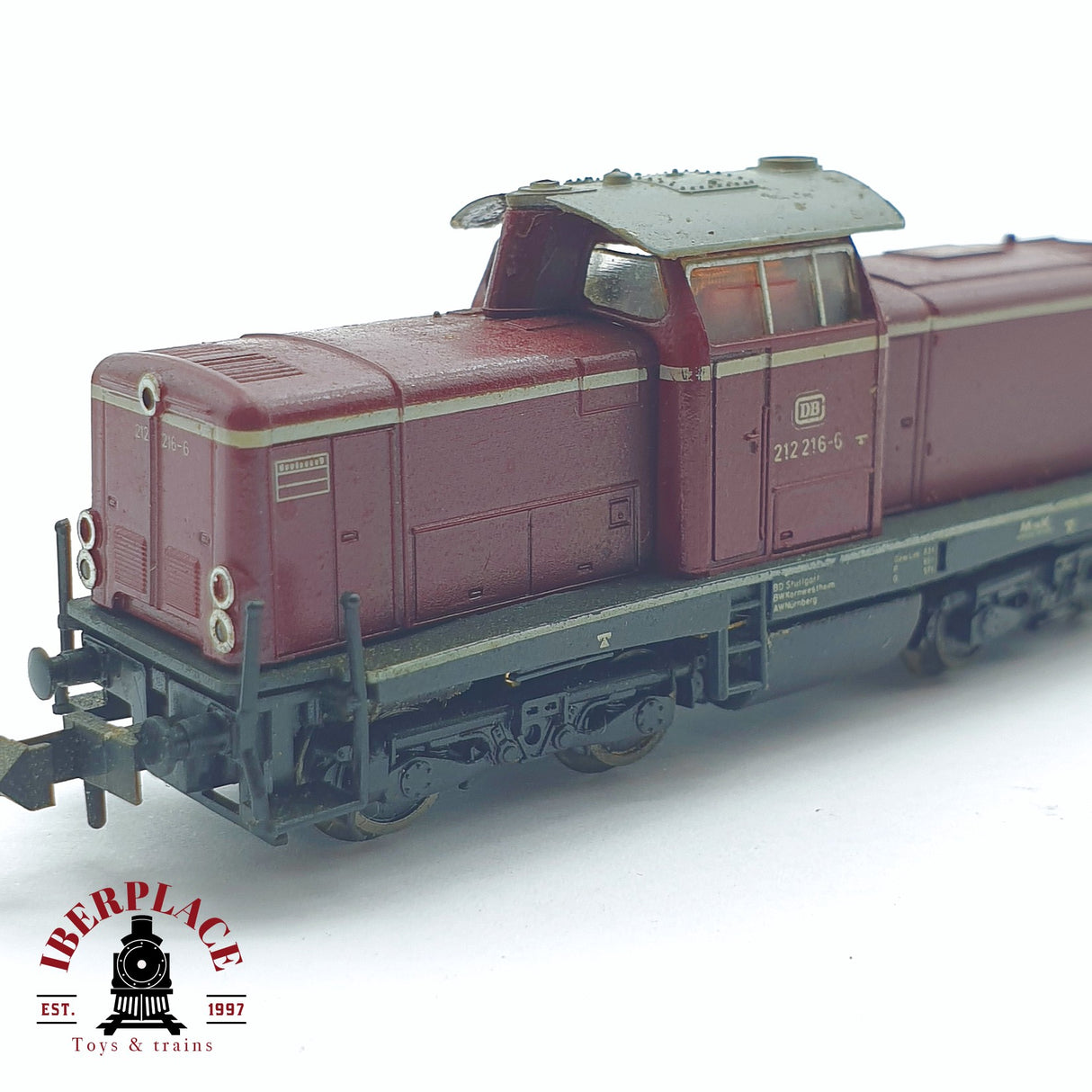 ♻️ 2 mano - Fleischmann 7230 Locomotora BR 212 DB N escala 1:160 TEN04