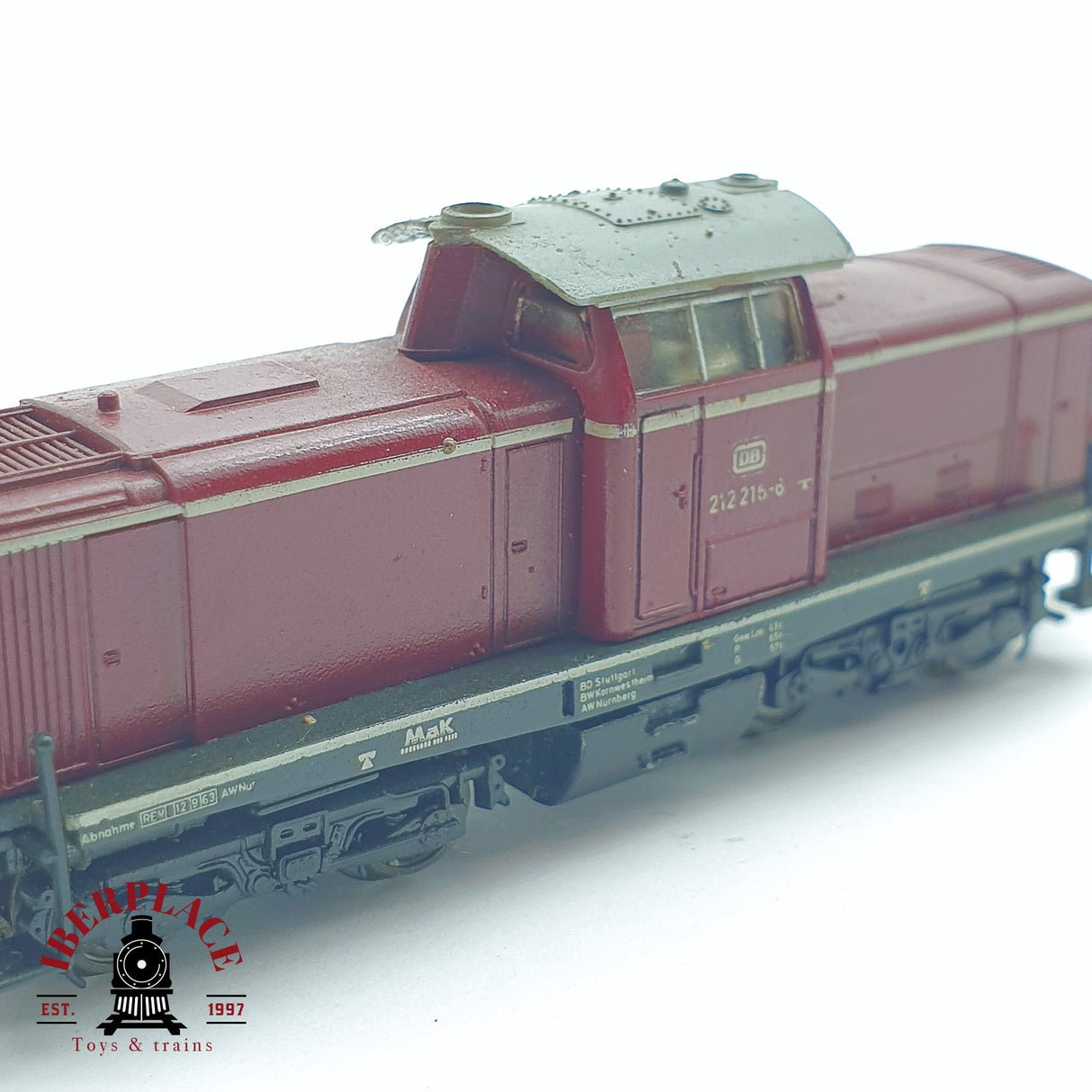 ♻️ 2 mano - Fleischmann 7230 Locomotora BR 212 DB N escala 1:160 TEN04