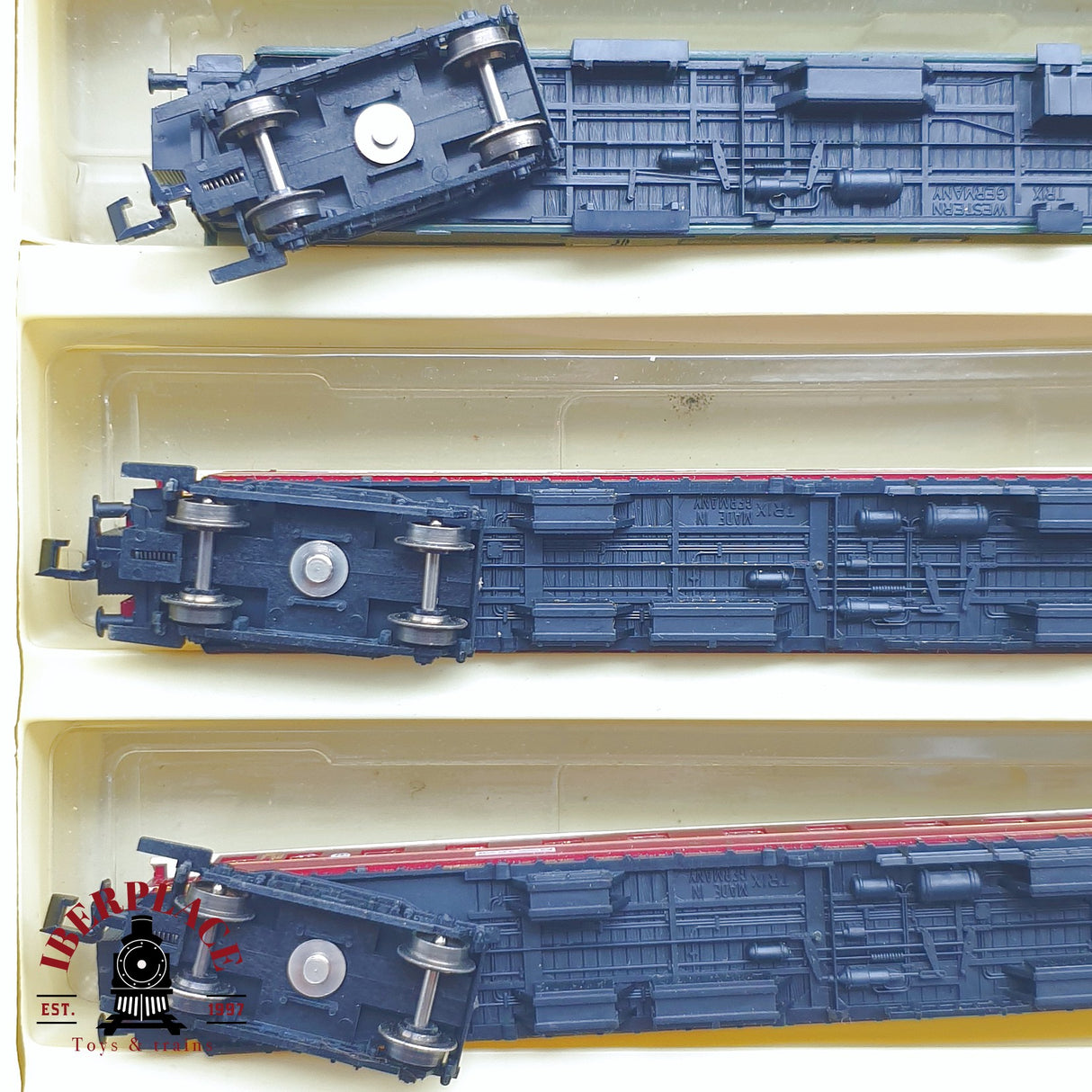 ♻️ 2 mano - Minitrix 11088 set Locomotora con vagones cama DRG N escala 1:160 TEN04