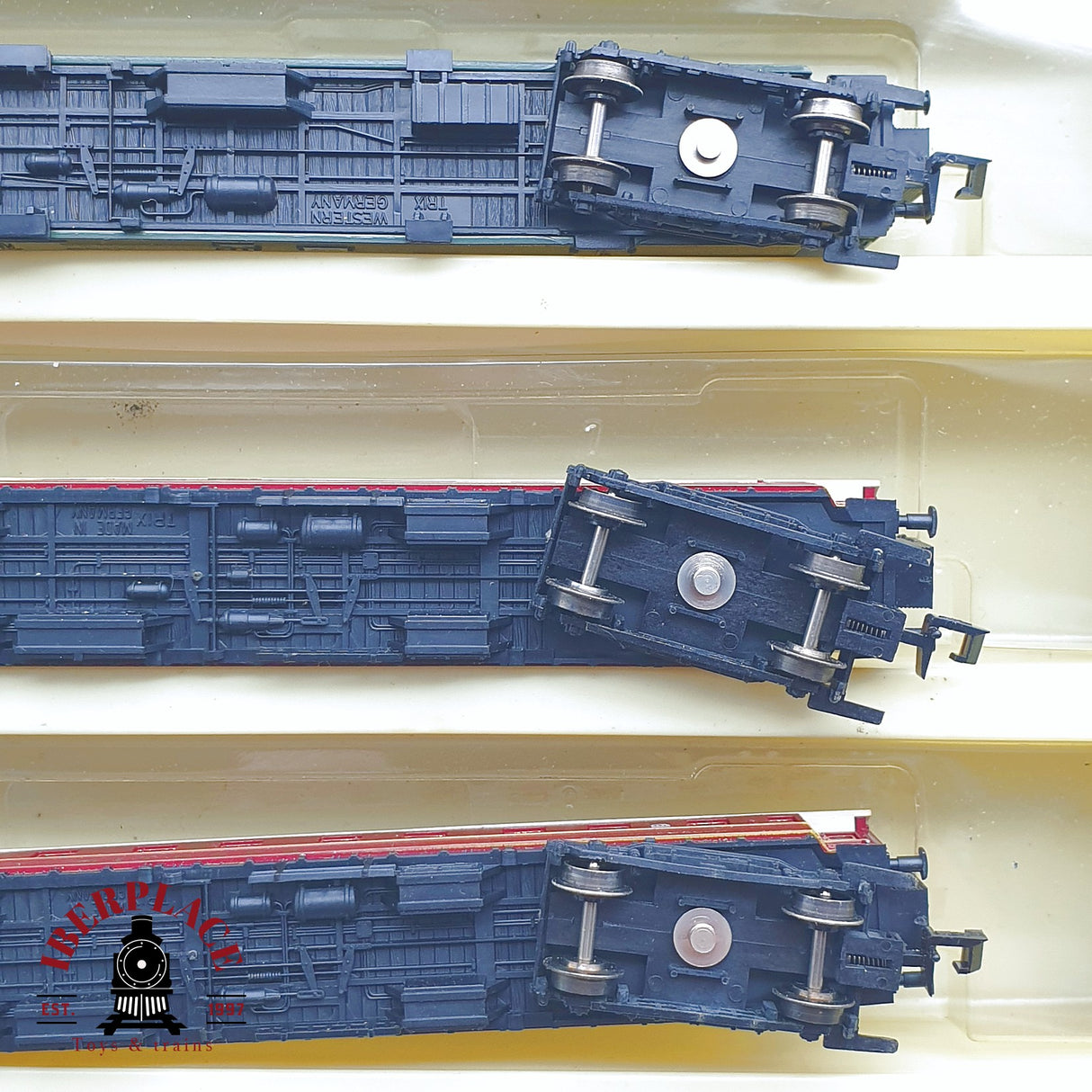 ♻️ 2 mano - Minitrix 11088 set Locomotora con vagones cama DRG N escala 1:160 TEN04