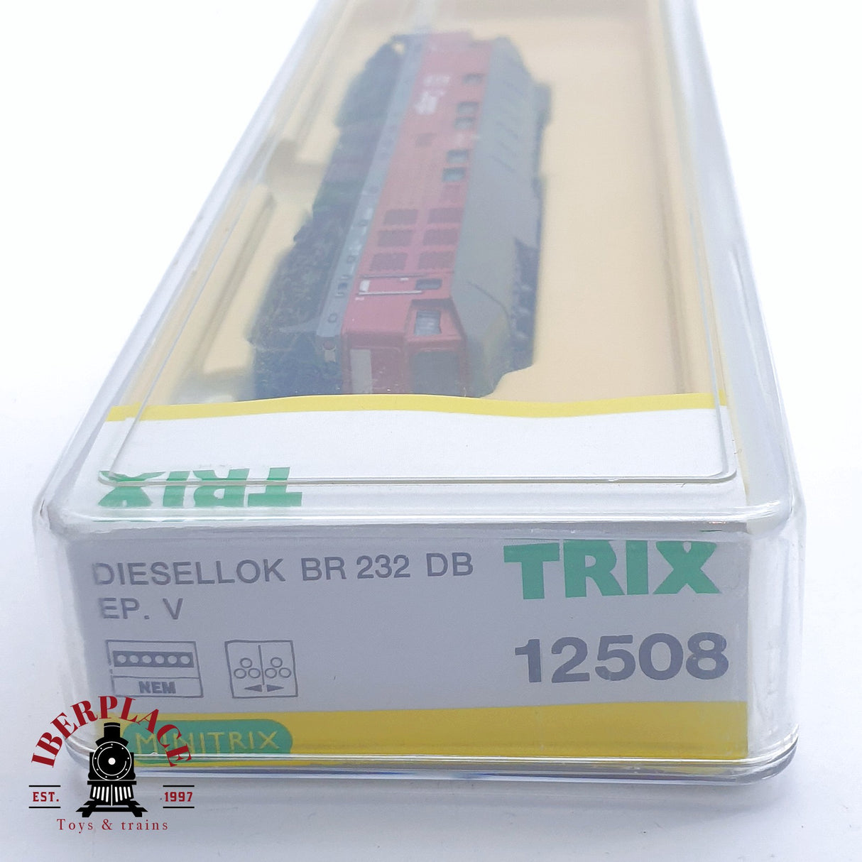 ♻️ 2 mano - Minitrix 12508 Locomotora BR 232 Cargo DB N escala 1:160 TEN04