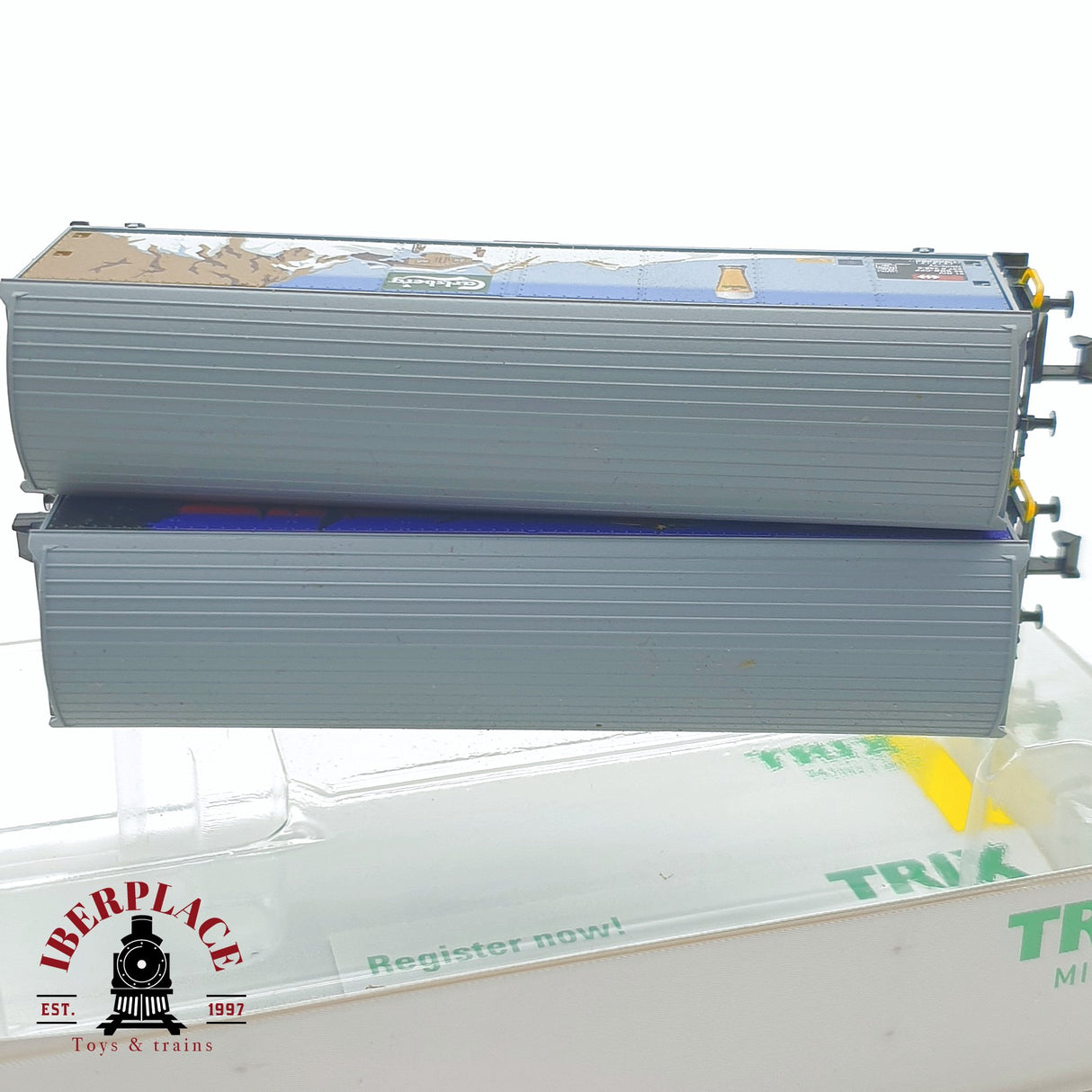 ♻️ 2 mano - Minitrix 15610 set mercancias Hbils SBB N escala 1:160 TEN04