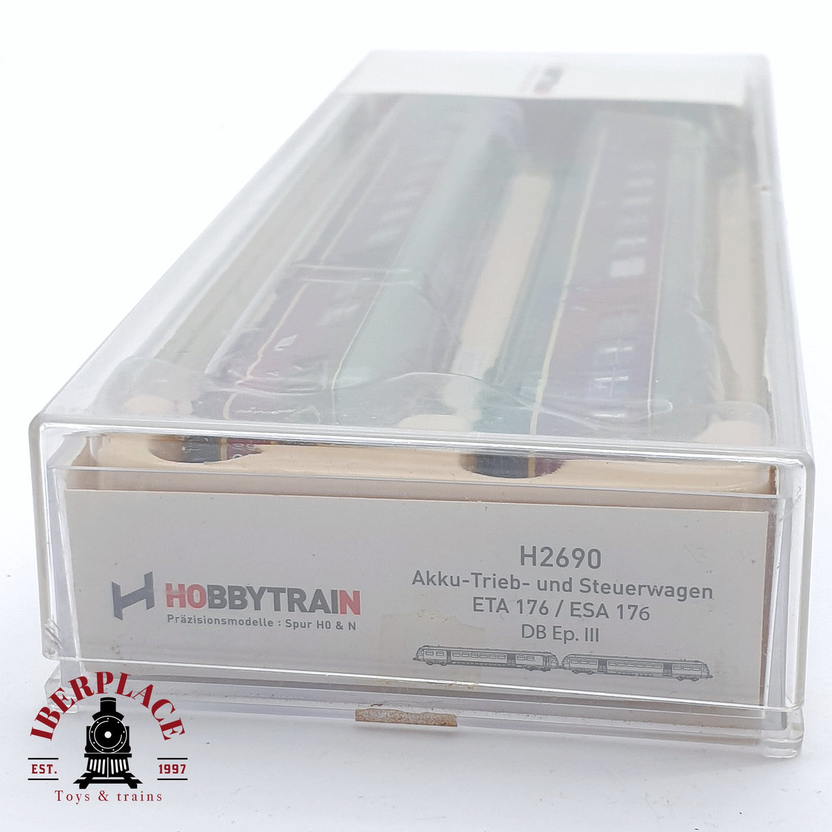 ♻️ 2 mano - Hobby Train H2690 Vagón motor y vagón piloto DB N escala 1:160 TEN04