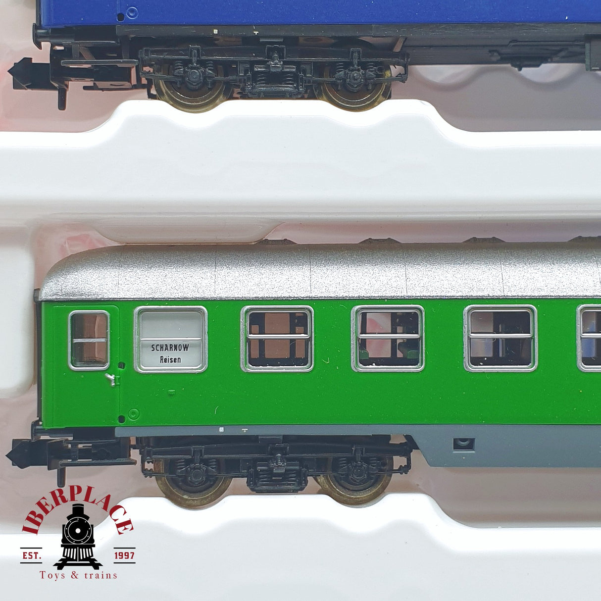 ♻️ 2 mano - Roco 2x 24012 24013 set pasajeros Scharnow Reisen DB N escala 1:160 TEN04