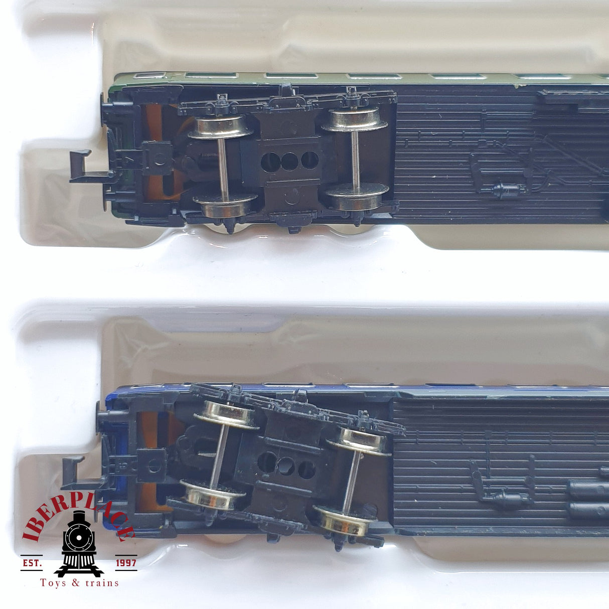 ♻️ 2 mano - Roco 2x 24012 24013 set pasajeros Scharnow Reisen DB N escala 1:160 TEN04